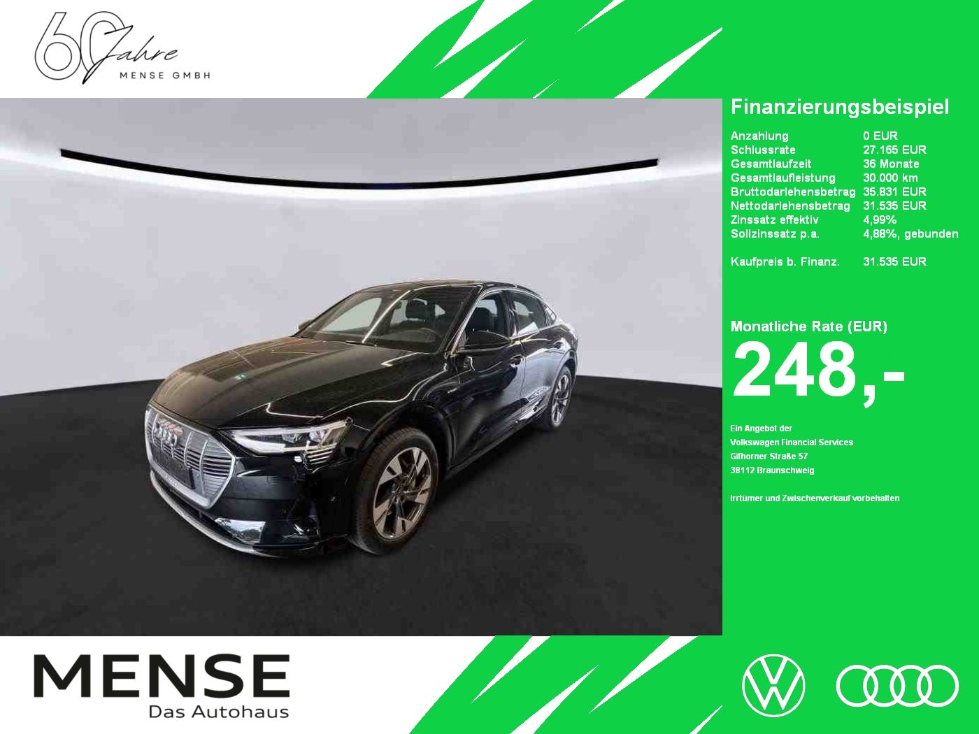 Audi e-tron Sportback advanced quattro 230kW AHK|Luft