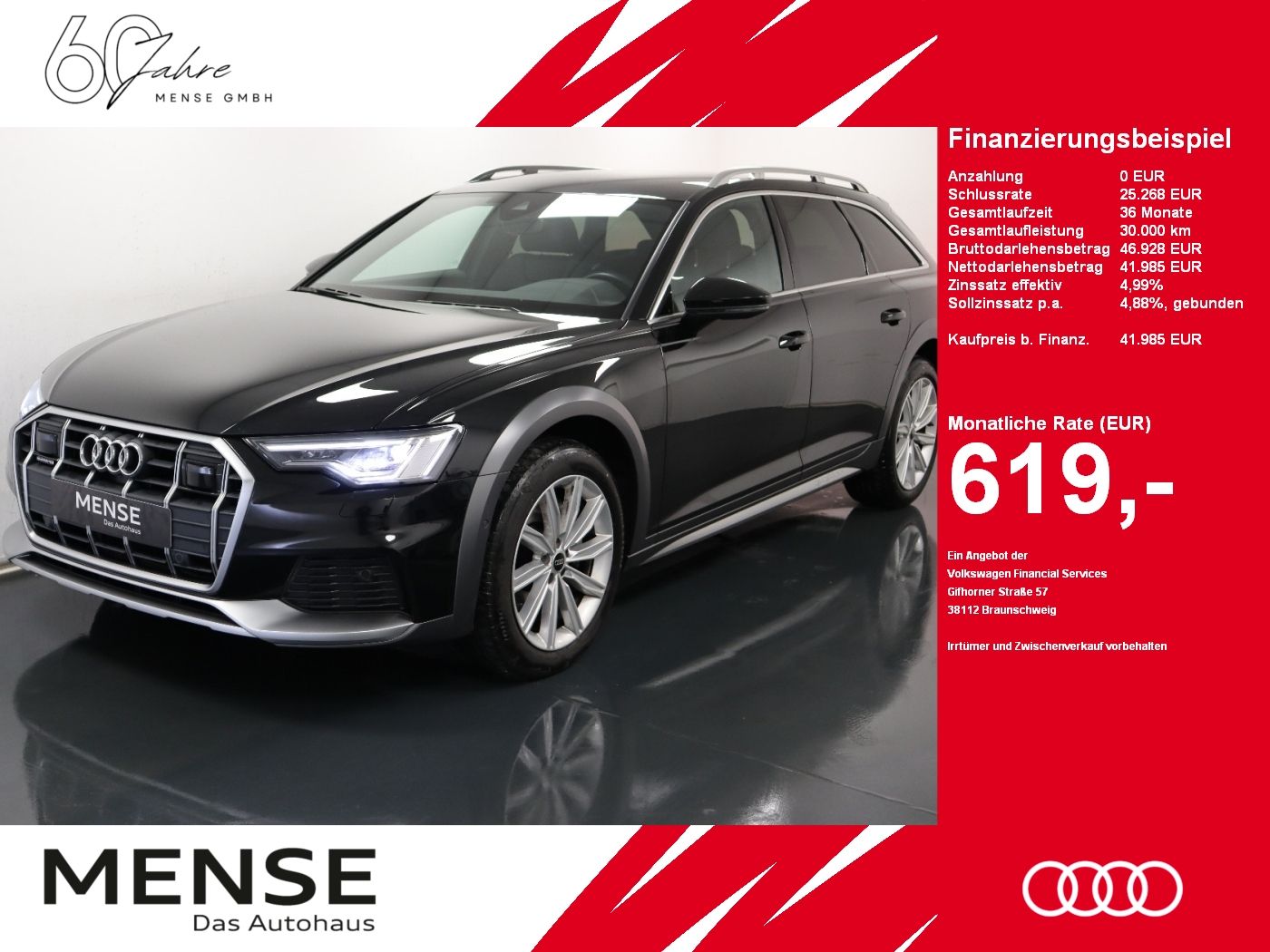 Fahrzeuge PKW autohaus mense Audi A6 allroad 45 TDI Quattro S tronic AHK