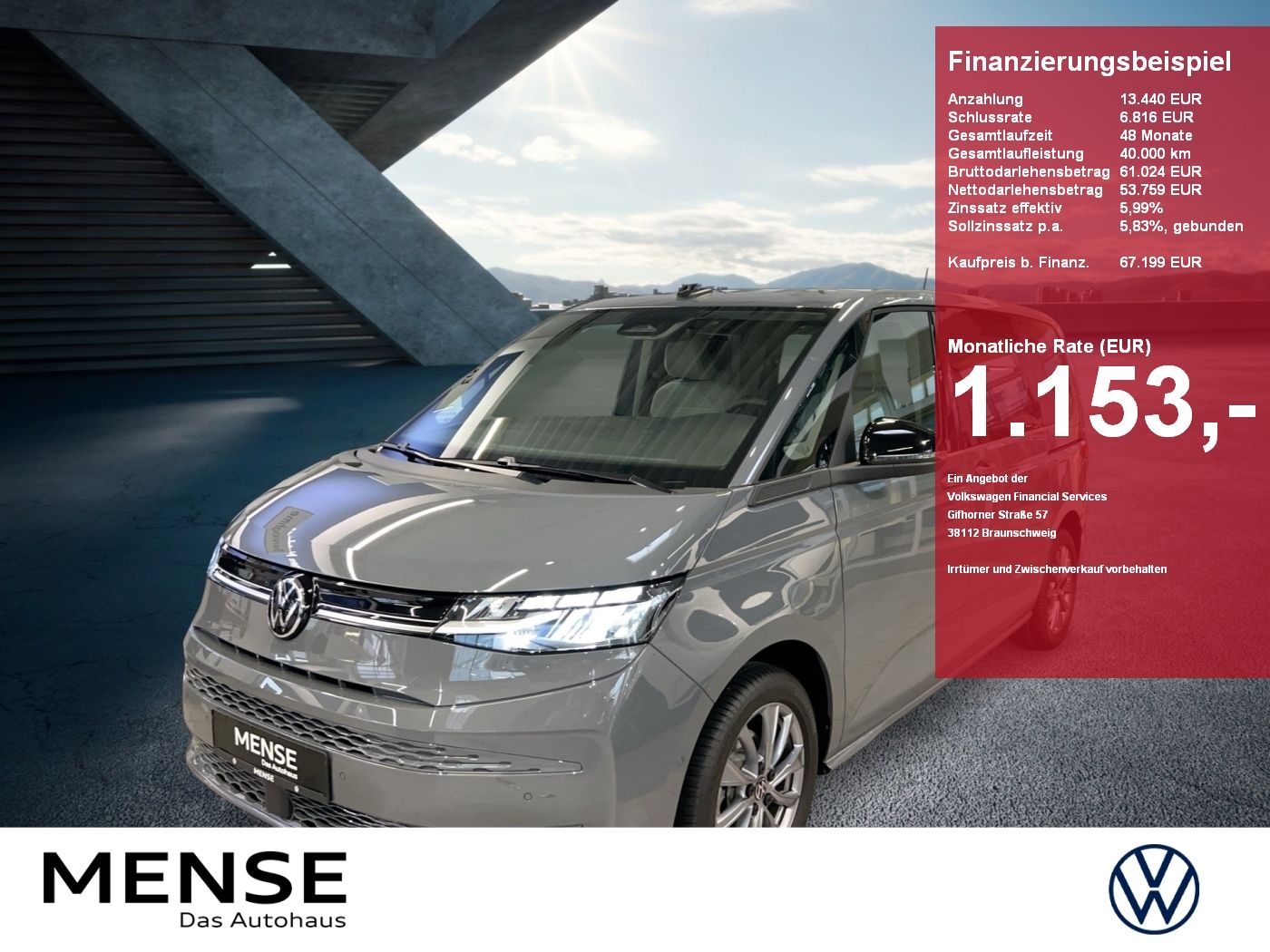 Volkswagen Multivan Life Motor: 2.0 l TDI SCR 110 kW Getrie