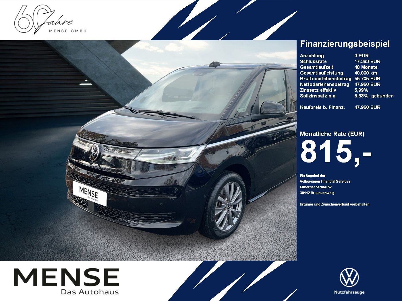 Fahrzeuge Nutzfahrzeuge/Camping autohaus mense Volkswagen T7 Multivan 1.4 TSI Style IQ.Light|AHK