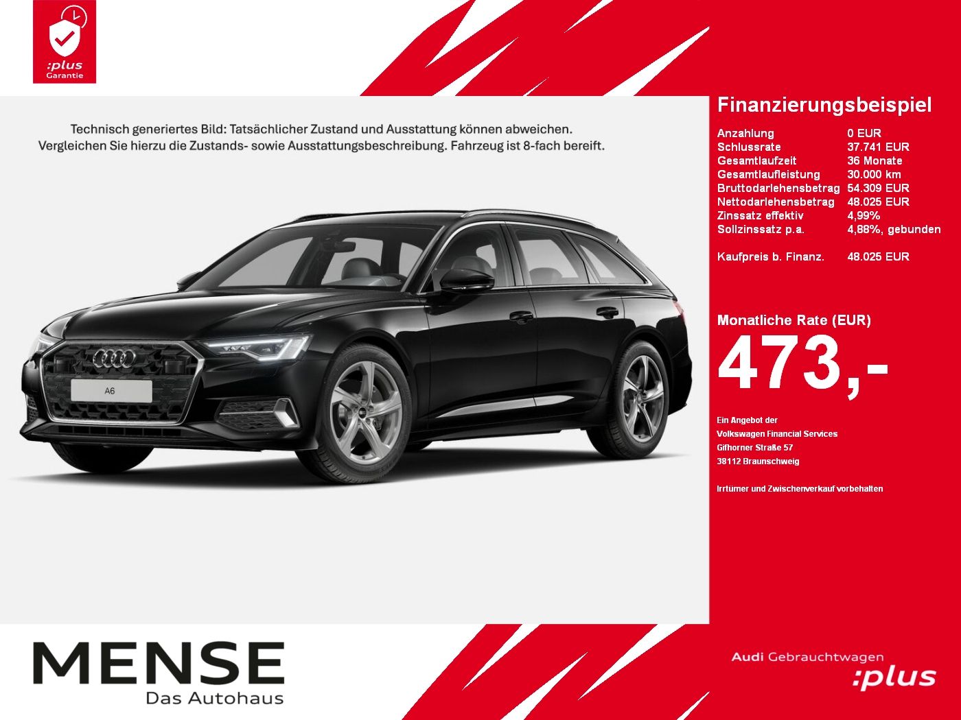 Fahrzeuge PKW autohaus mense Audi A6 Avant 45 TFSI S tronic advanced Matrix|AHK