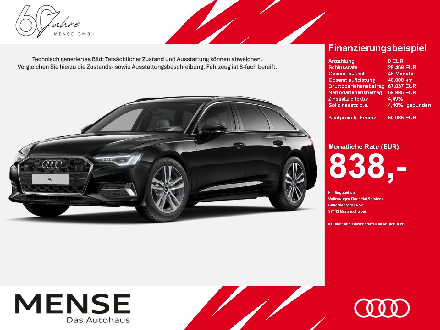 Fahrzeuge PKW autohaus mense Audi A6 Avant 50 TDI quattro tiptronic Advanced AHK
