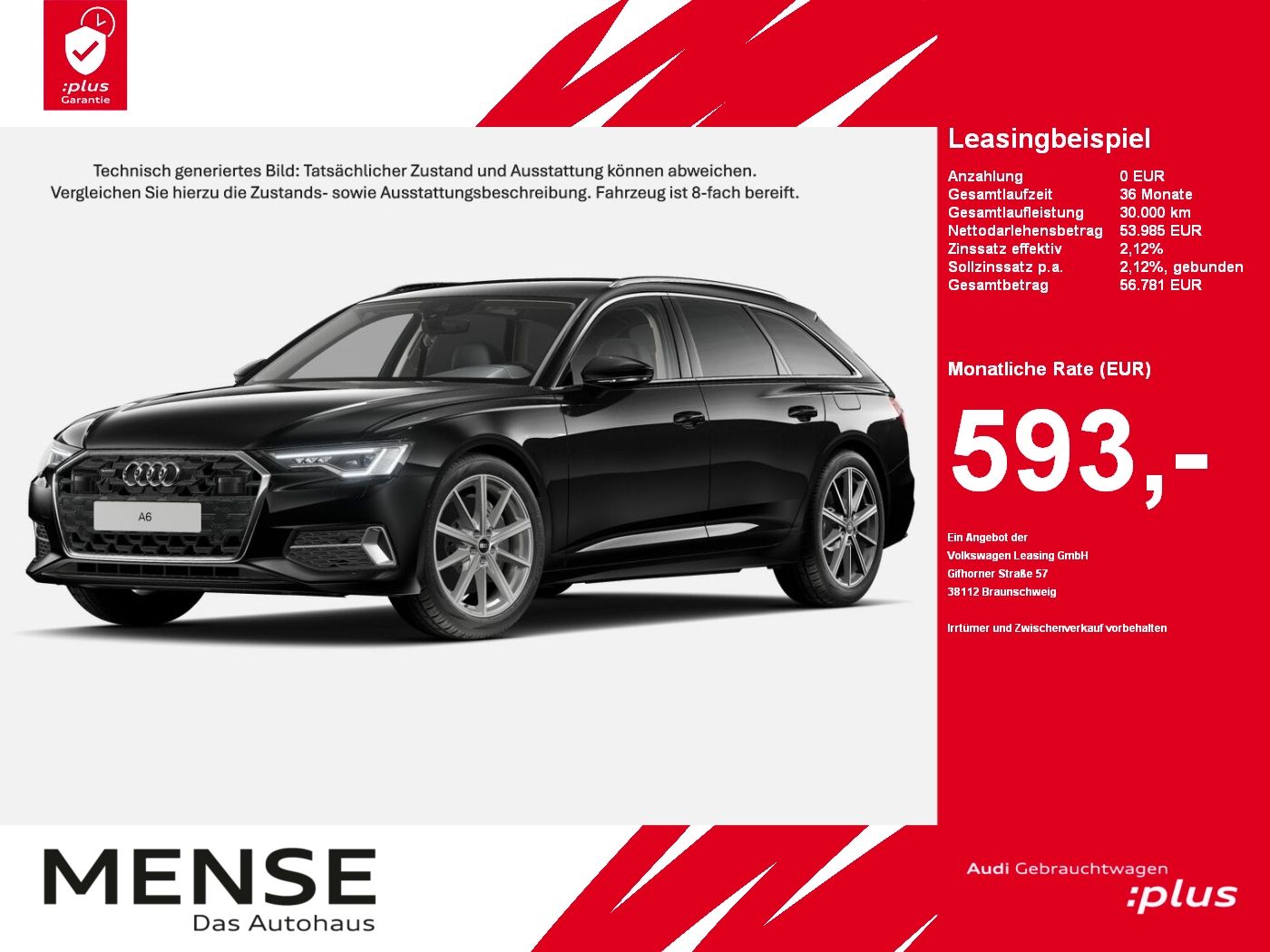 Fahrzeuge PKW autohaus mense Audi A6 Avant 50 TFSI e quattro S tronic Advanced AHK