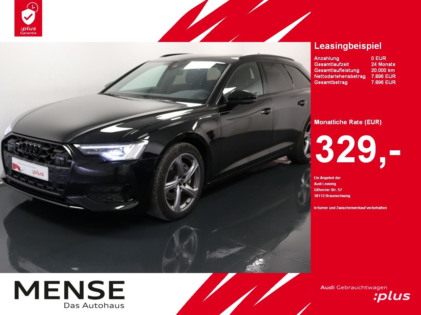 Fahrzeuge PKW autohaus mense Audi A6 Avant 45 TDI quattro S tronic Advanced Matrix