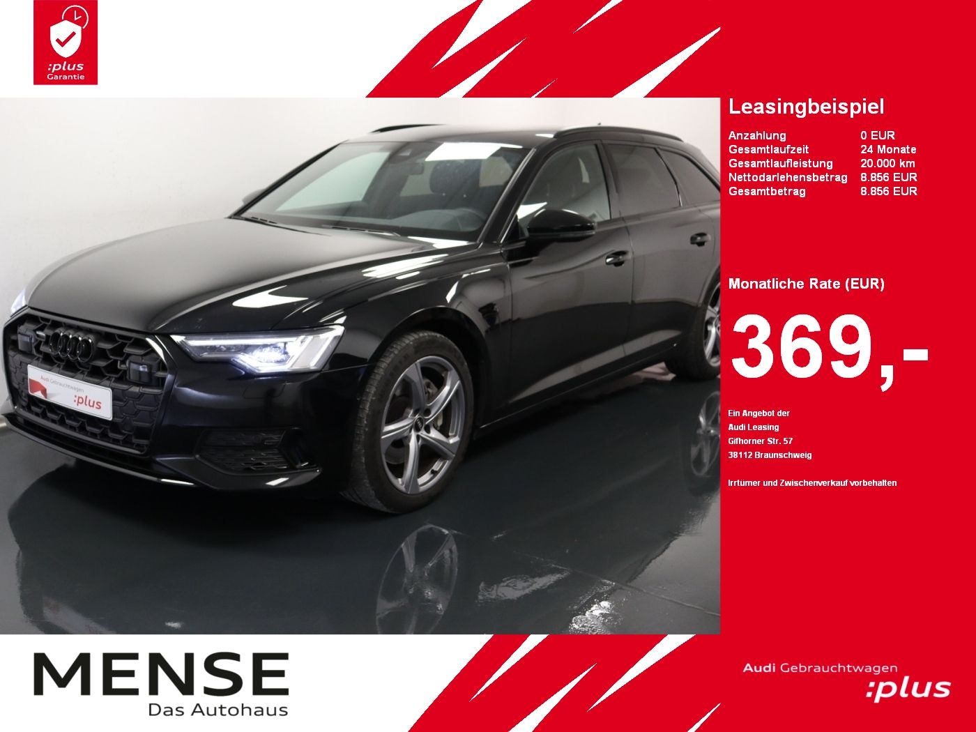 Fahrzeuge PKW autohaus mense Audi A6 Avant 45 TDI quattro S tronic Advanced Matrix