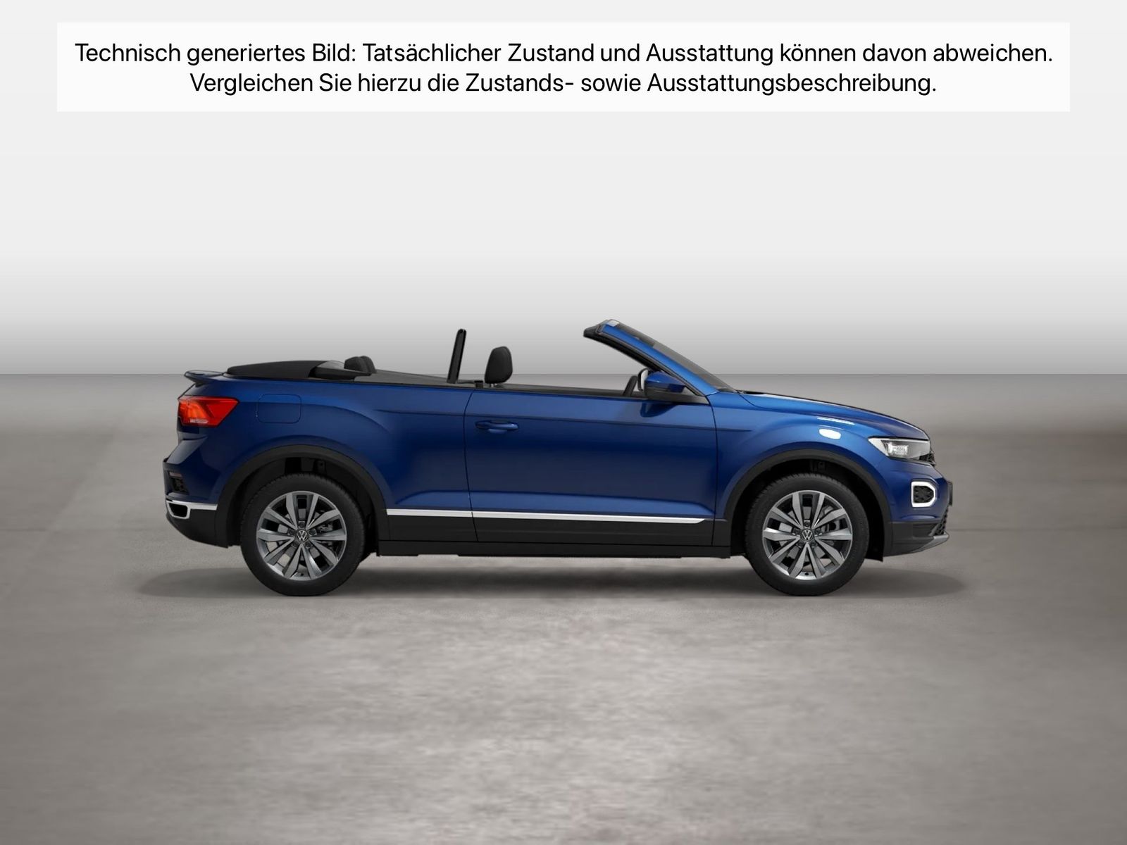 Fahrzeug autohaus mense Fahrzeugabbildung Volkswagen T-Roc Cabriolet 1.5 TSI Style - mit KI generiert/bearbeitet