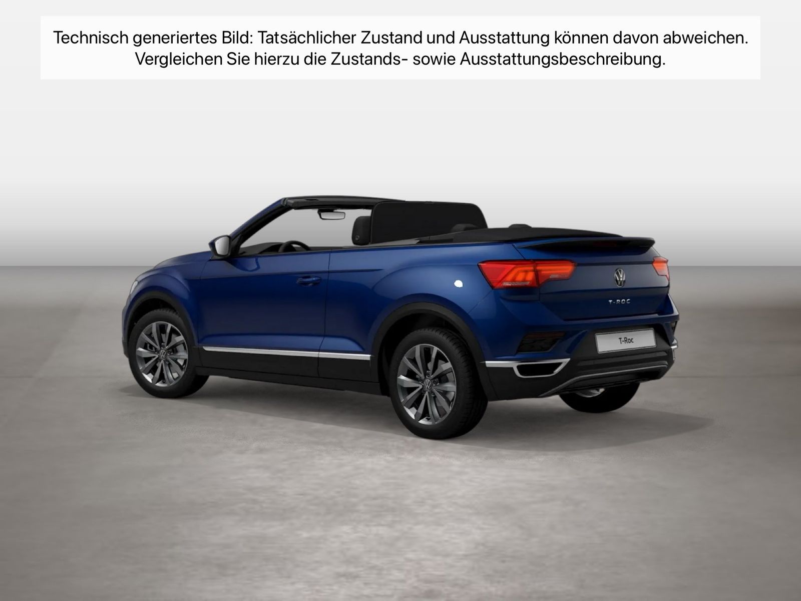 Fahrzeug autohaus mense Fahrzeugabbildung Volkswagen T-Roc Cabriolet 1.5 TSI Style - mit KI generiert/bearbeitet