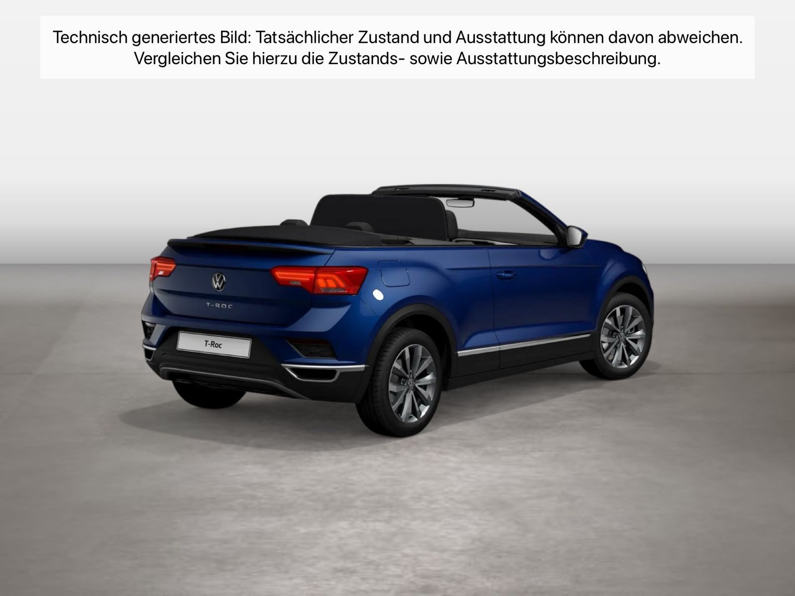 Fahrzeug autohaus mense Fahrzeugabbildung Volkswagen T-Roc Cabriolet 1.5 TSI Style - mit KI generiert/bearbeitet