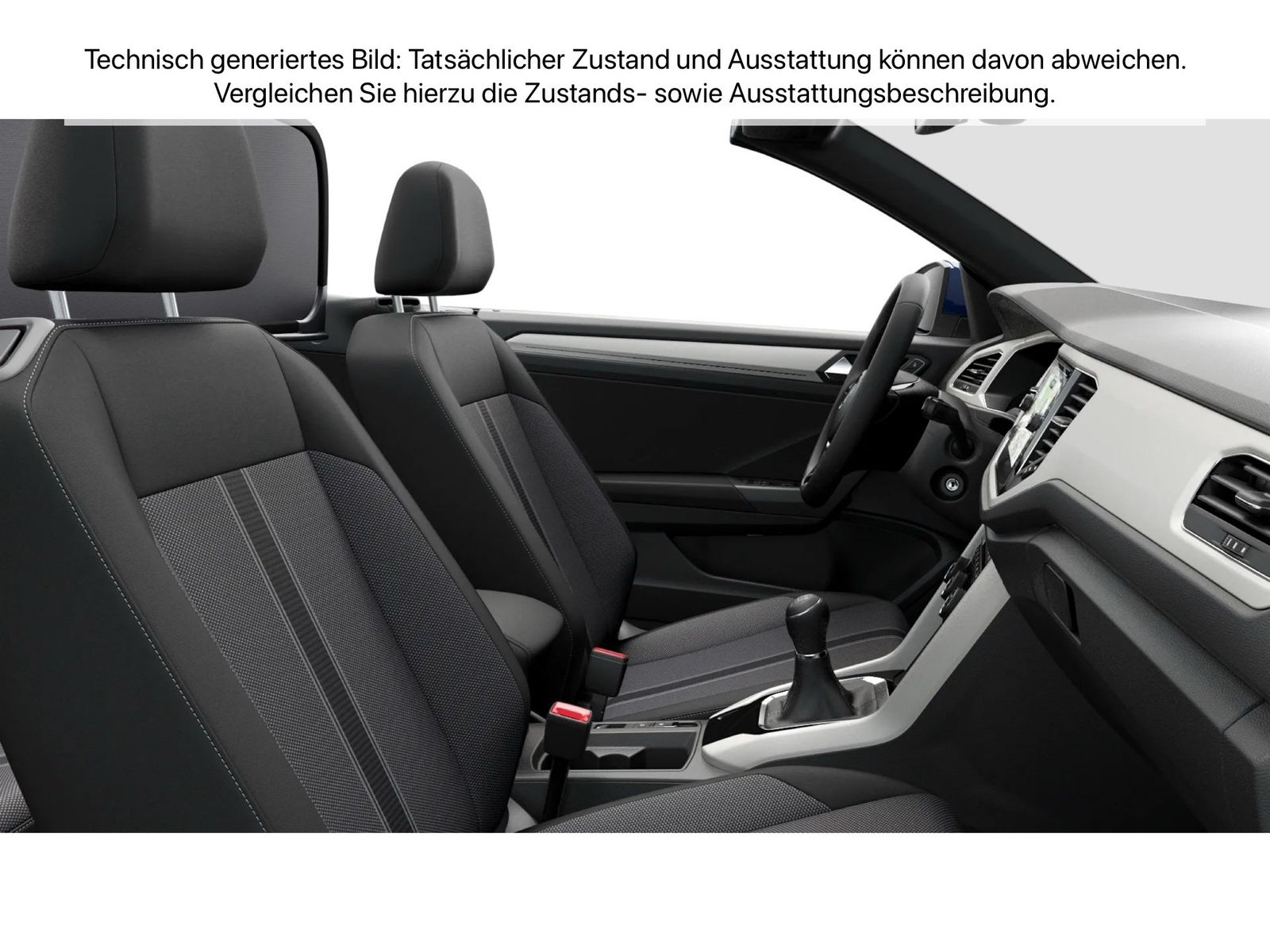 Fahrzeug autohaus mense Fahrzeugabbildung Volkswagen T-Roc Cabriolet 1.5 TSI Style - mit KI generiert/bearbeitet