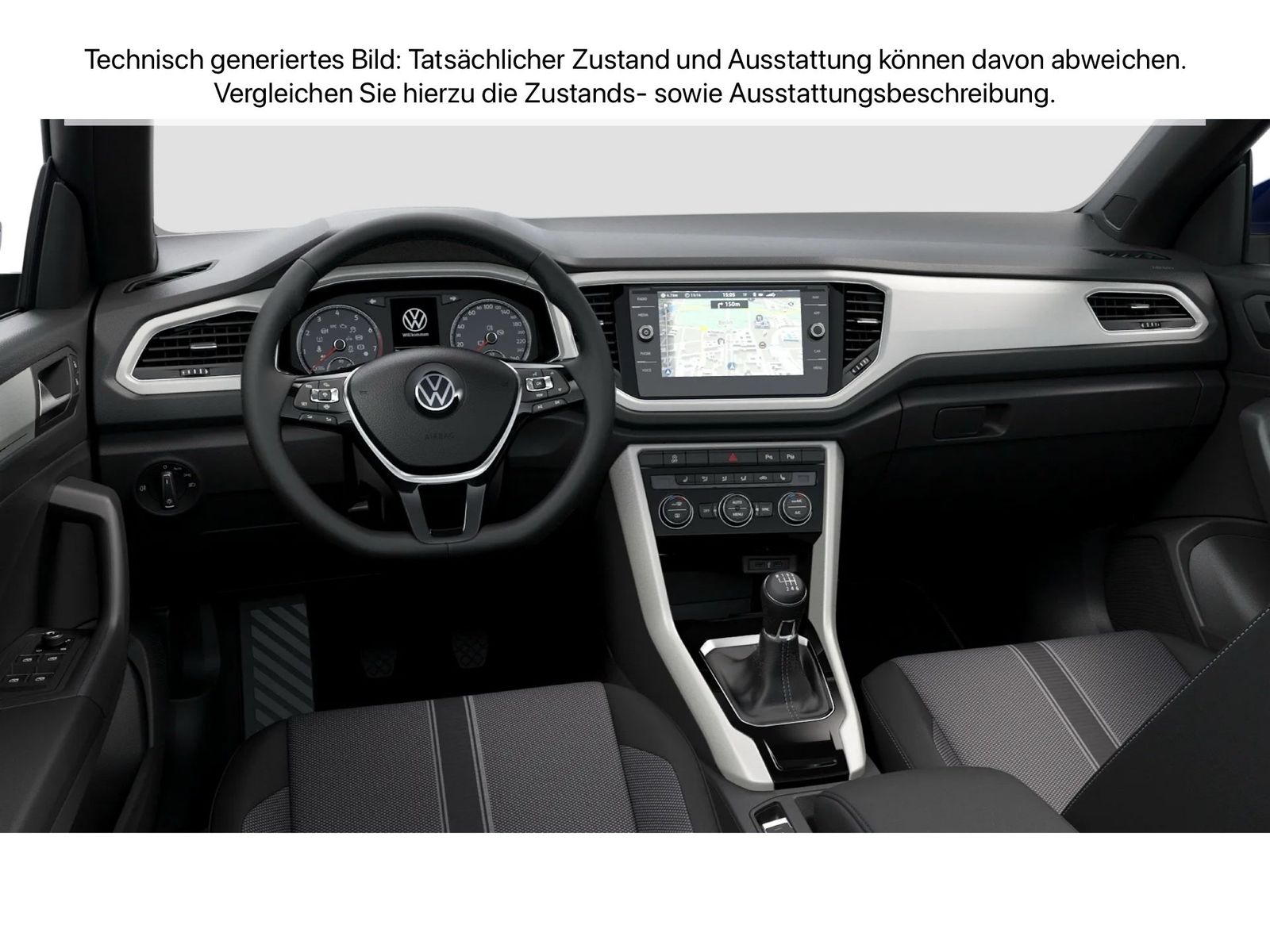 Fahrzeug autohaus mense Fahrzeugabbildung Volkswagen T-Roc Cabriolet 1.5 TSI Style - mit KI generiert/bearbeitet