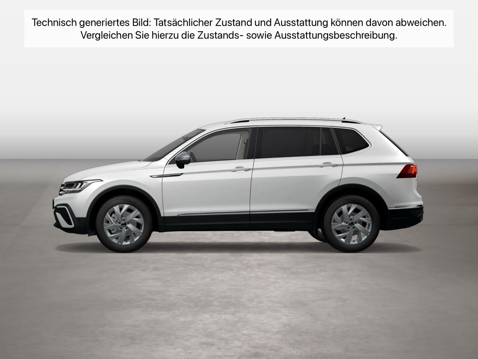 Fahrzeugabbildung Volkswagen Tiguan Allspace 2.0 TDI DSG Life ACC|LED|Navi|LM - mit KI generiert/bearbeitet