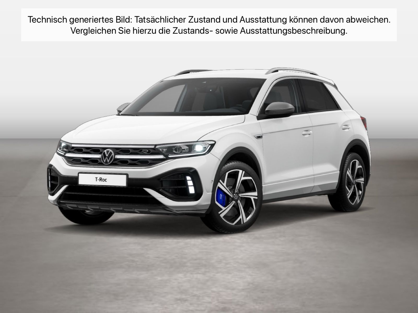 Fahrzeugabbildung Volkswagen T-Roc R 4-motion IQ.Light Matrix CarPlay ACC LED - mit KI generiert/bearbeitet