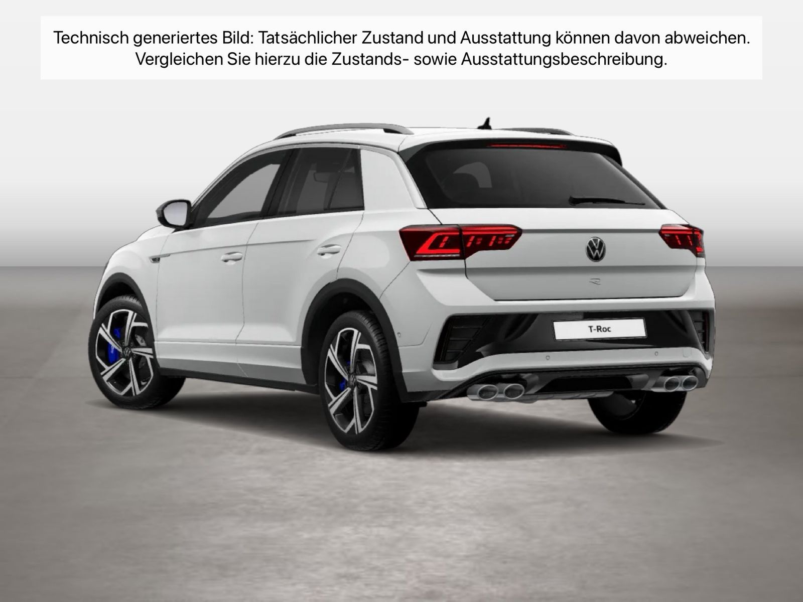 Fahrzeugabbildung Volkswagen T-Roc R 4-motion IQ.Light Matrix CarPlay ACC LED - mit KI generiert/bearbeitet