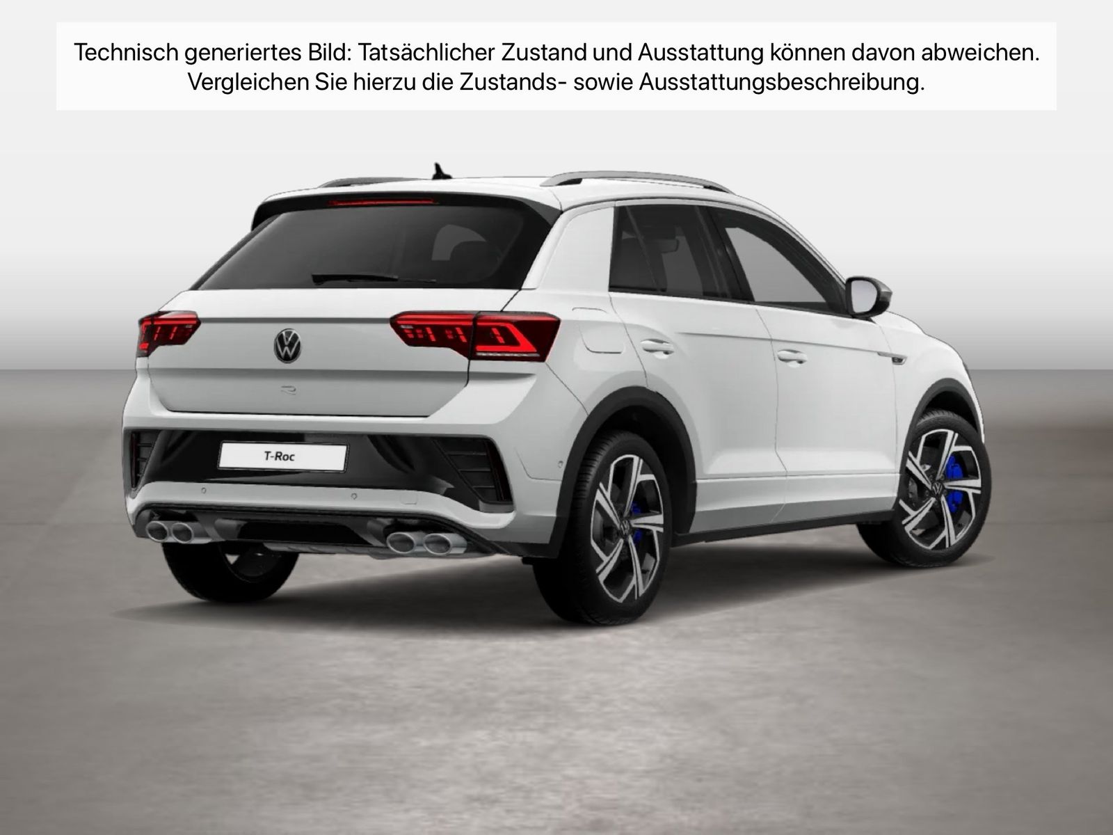 Fahrzeugabbildung Volkswagen T-Roc R 4-motion IQ.Light Matrix CarPlay ACC LED - mit KI generiert/bearbeitet