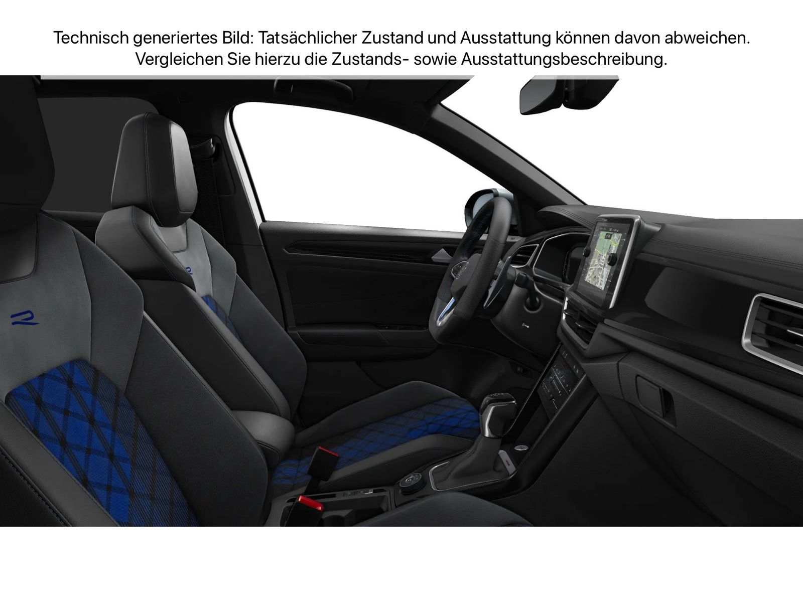 Fahrzeugabbildung Volkswagen T-Roc R 4-motion IQ.Light Matrix CarPlay ACC LED - mit KI generiert/bearbeitet