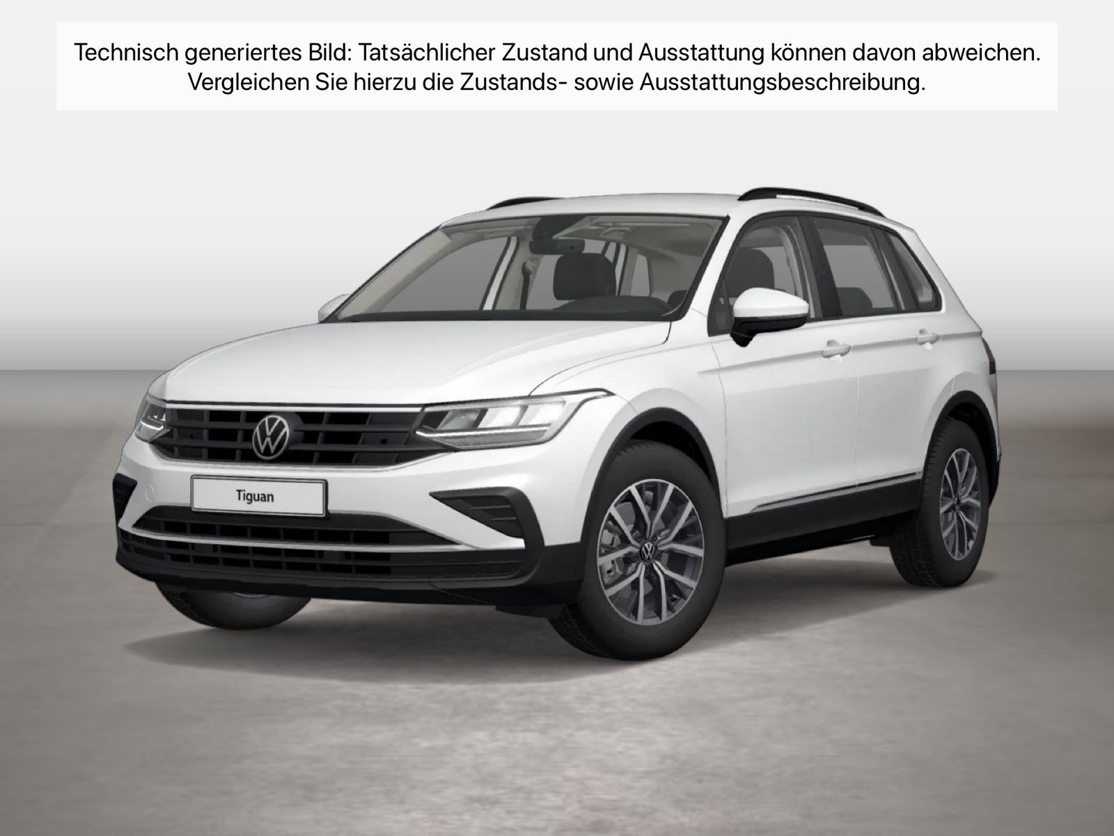 Fahrzeug autohaus mense Fahrzeugabbildung Volkswagen Tiguan 2.0 TDI DSG Life AHK ACC LED Navi KeyLess - mit KI generiert/bearbeitet