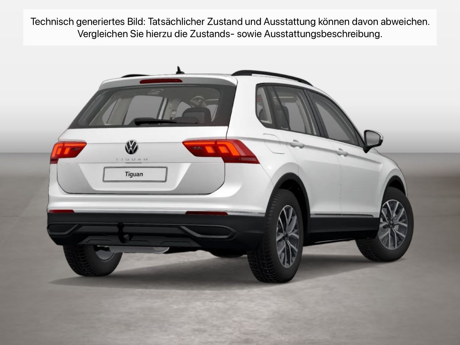 Fahrzeug autohaus mense Fahrzeugabbildung Volkswagen Tiguan 2.0 TDI DSG Life AHK ACC LED Navi KeyLess - mit KI generiert/bearbeitet