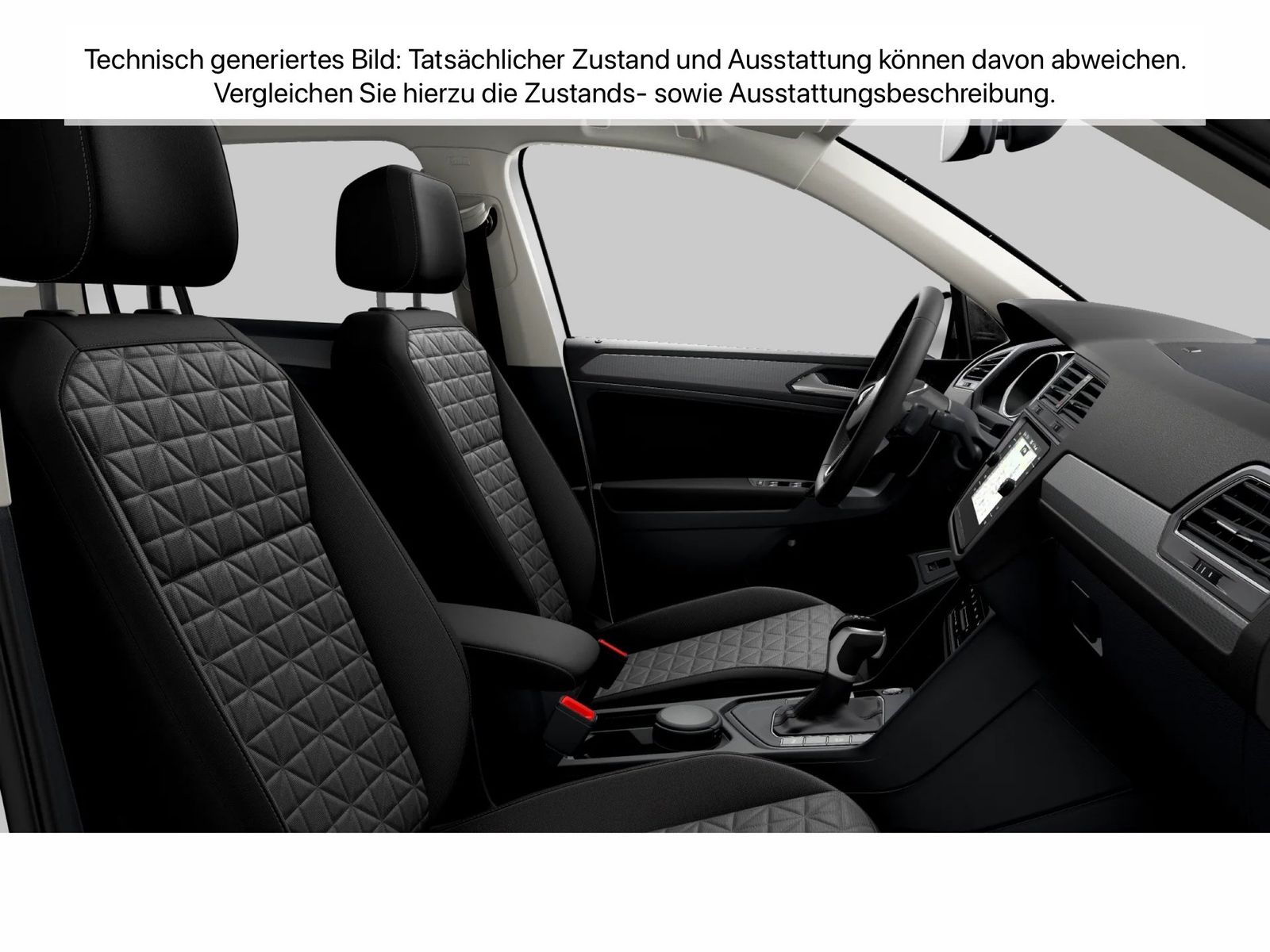 Fahrzeug autohaus mense Fahrzeugabbildung Volkswagen Tiguan 2.0 TDI DSG Life AHK ACC LED Navi KeyLess - mit KI generiert/bearbeitet