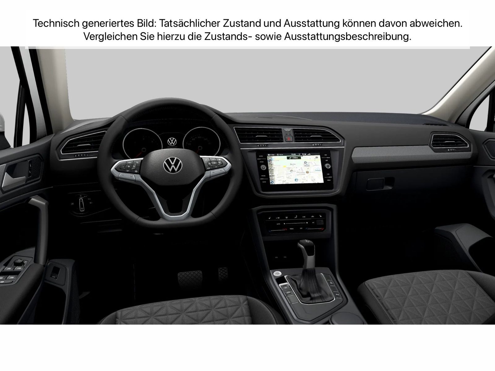 Fahrzeug autohaus mense Fahrzeugabbildung Volkswagen Tiguan 2.0 TDI DSG Life AHK ACC LED Navi KeyLess - mit KI generiert/bearbeitet