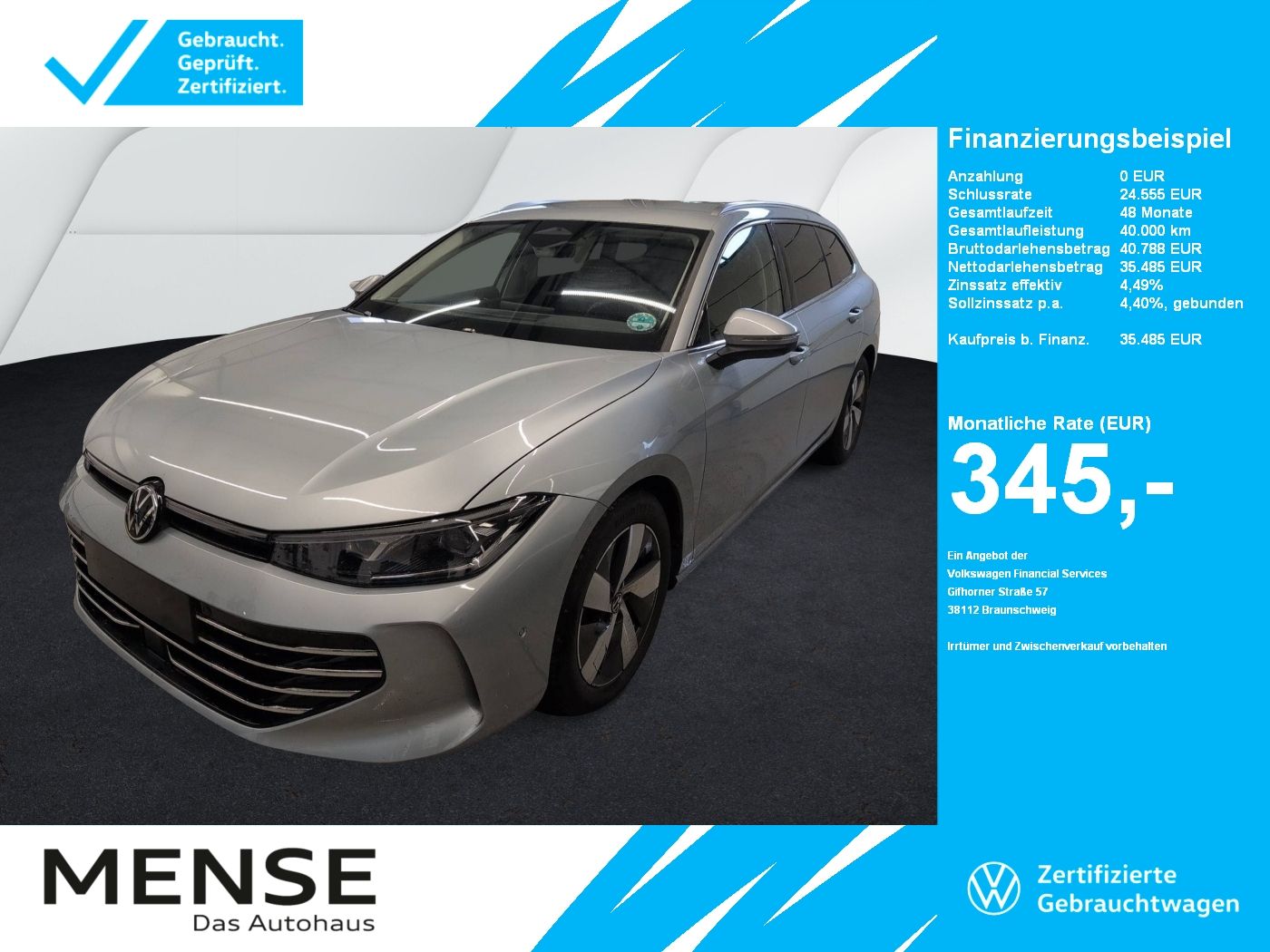 Volkswagen Passat Variant 2.0 TDI DSG Elegance IQ.Light|AHK