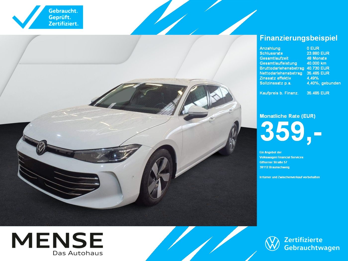 Volkswagen Passat Variant 2.0 TDI DSG Elegance IQ.Light|AHK