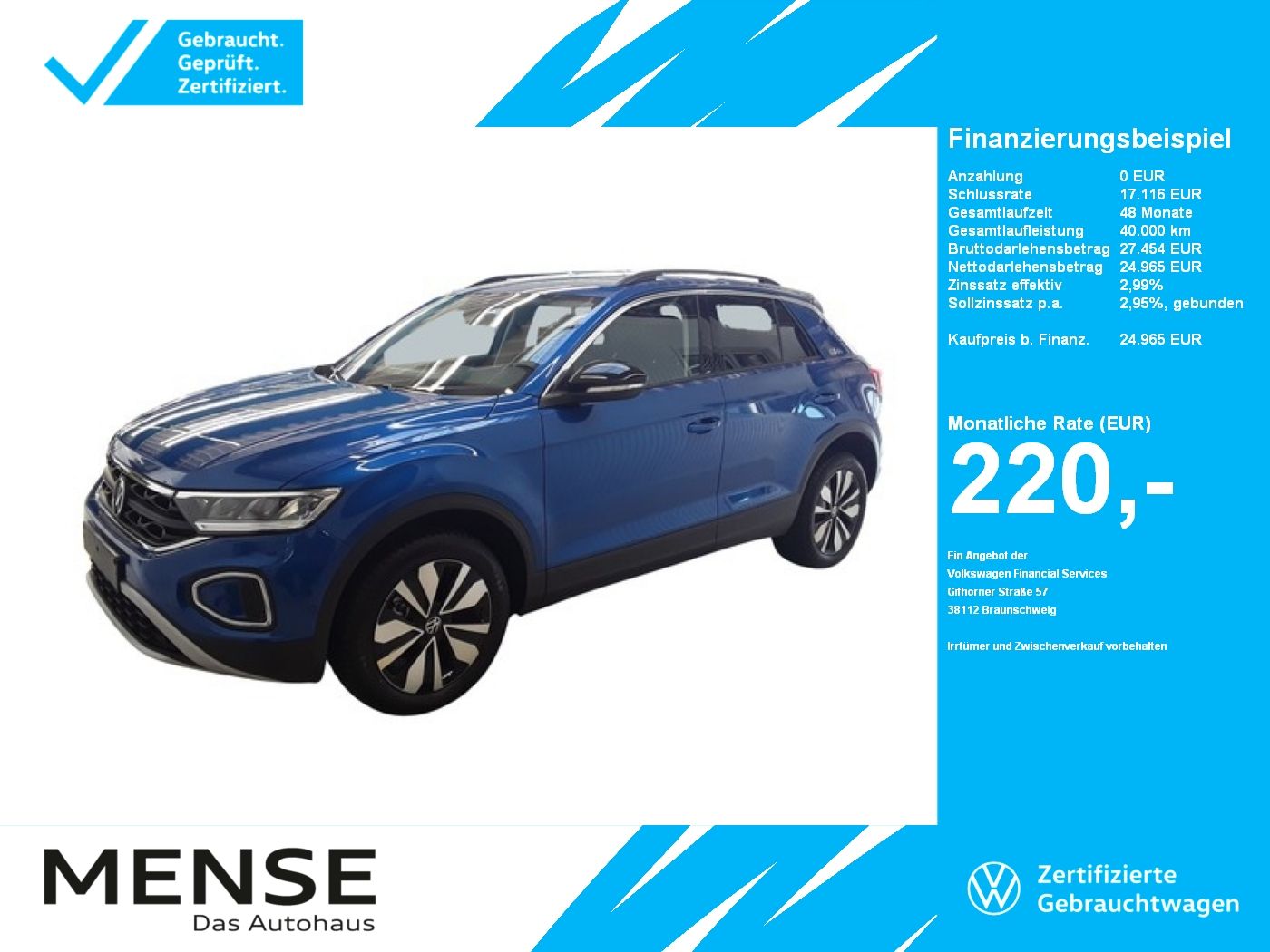 Volkswagen T-Roc 1.0 TSI Life Goal CarPlay|ACC|LED|Navi|PDC