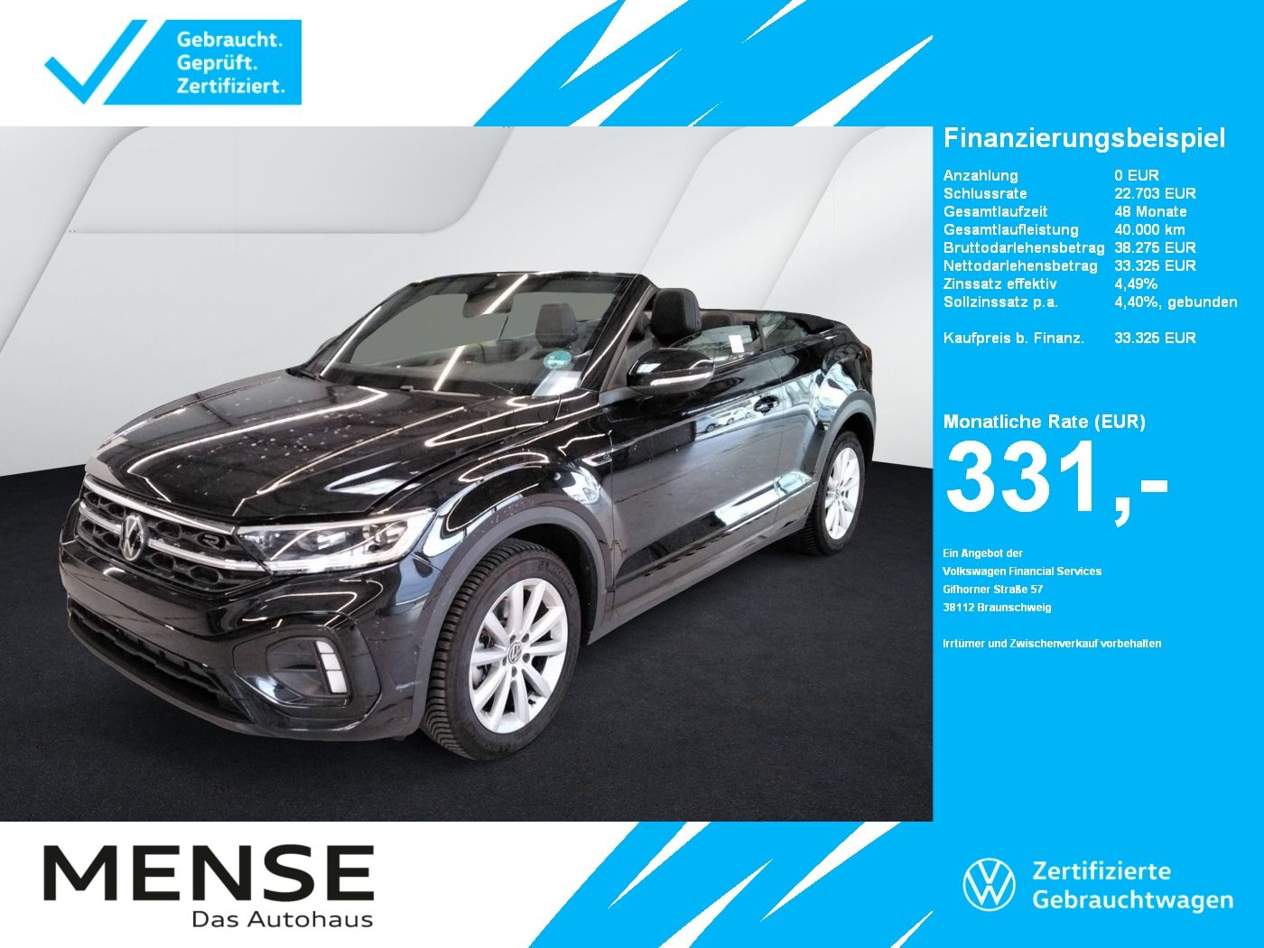 Volkswagen T-Roc Cabriolet 1.5 TSI DSG R-Line IQ.Light|ACC