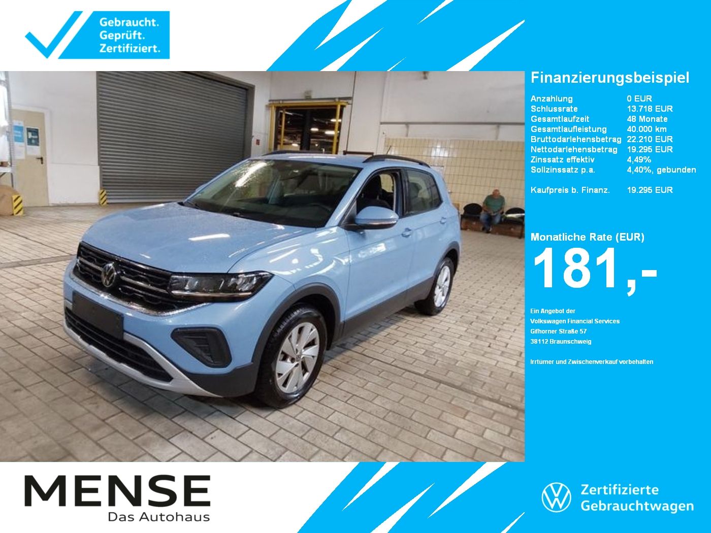 Volkswagen T-Cross 1.0 TSI Life CarPlay|ACC|LED|Navi|Kamera