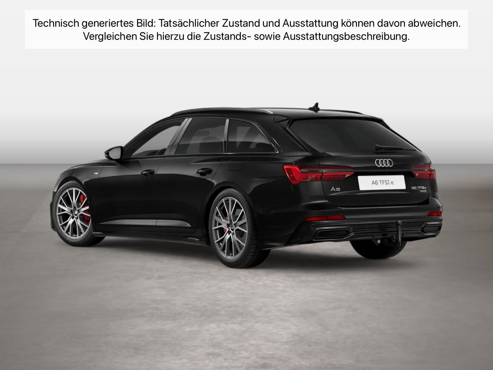 Fahrzeugabbildung Audi A6 Avant 55 TFSIe quattro S-Line Matrix AHK ACC - mit KI generiert/bearbeitet