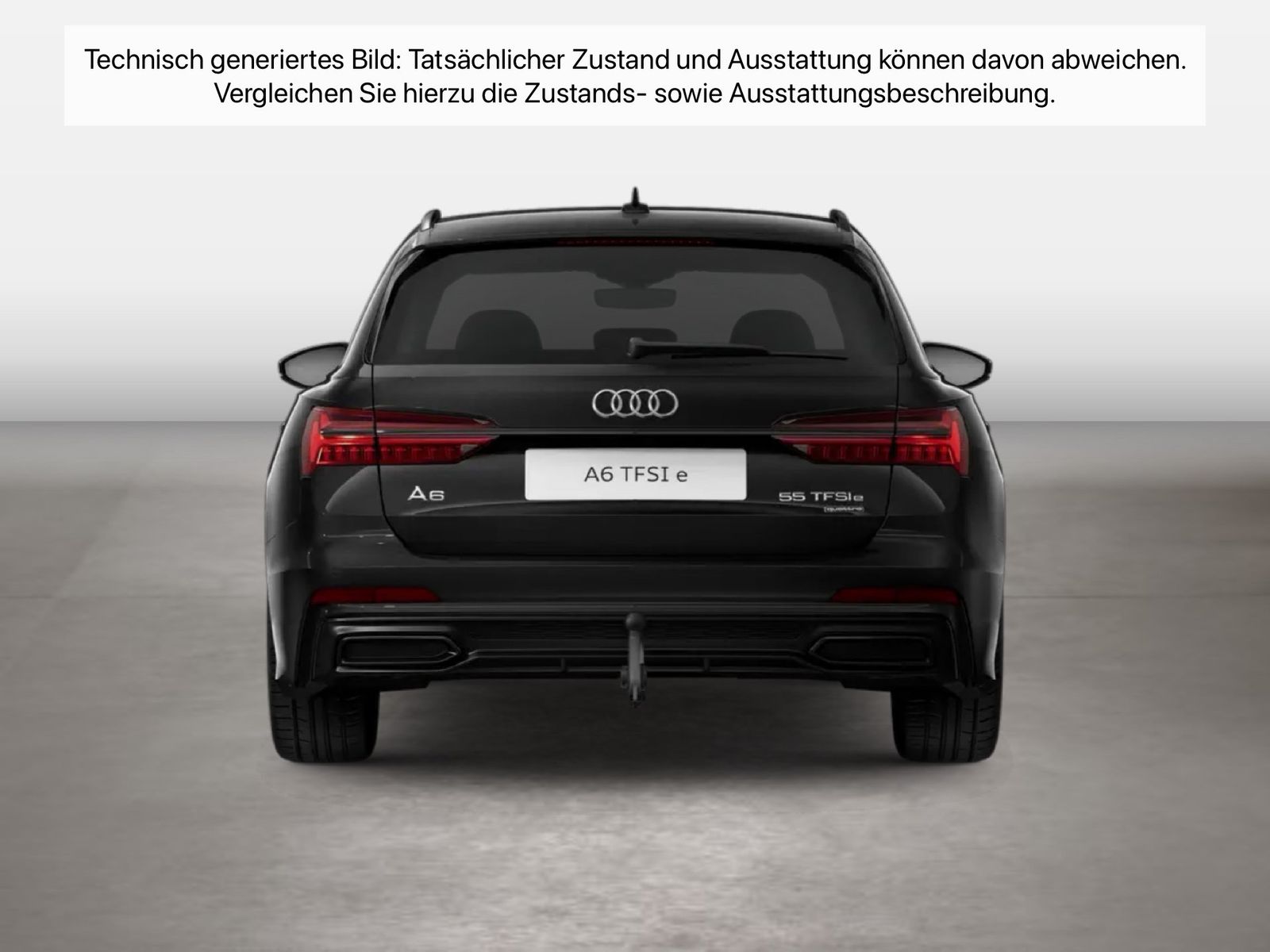Fahrzeugabbildung Audi A6 Avant 55 TFSIe quattro S-Line Matrix AHK ACC - mit KI generiert/bearbeitet