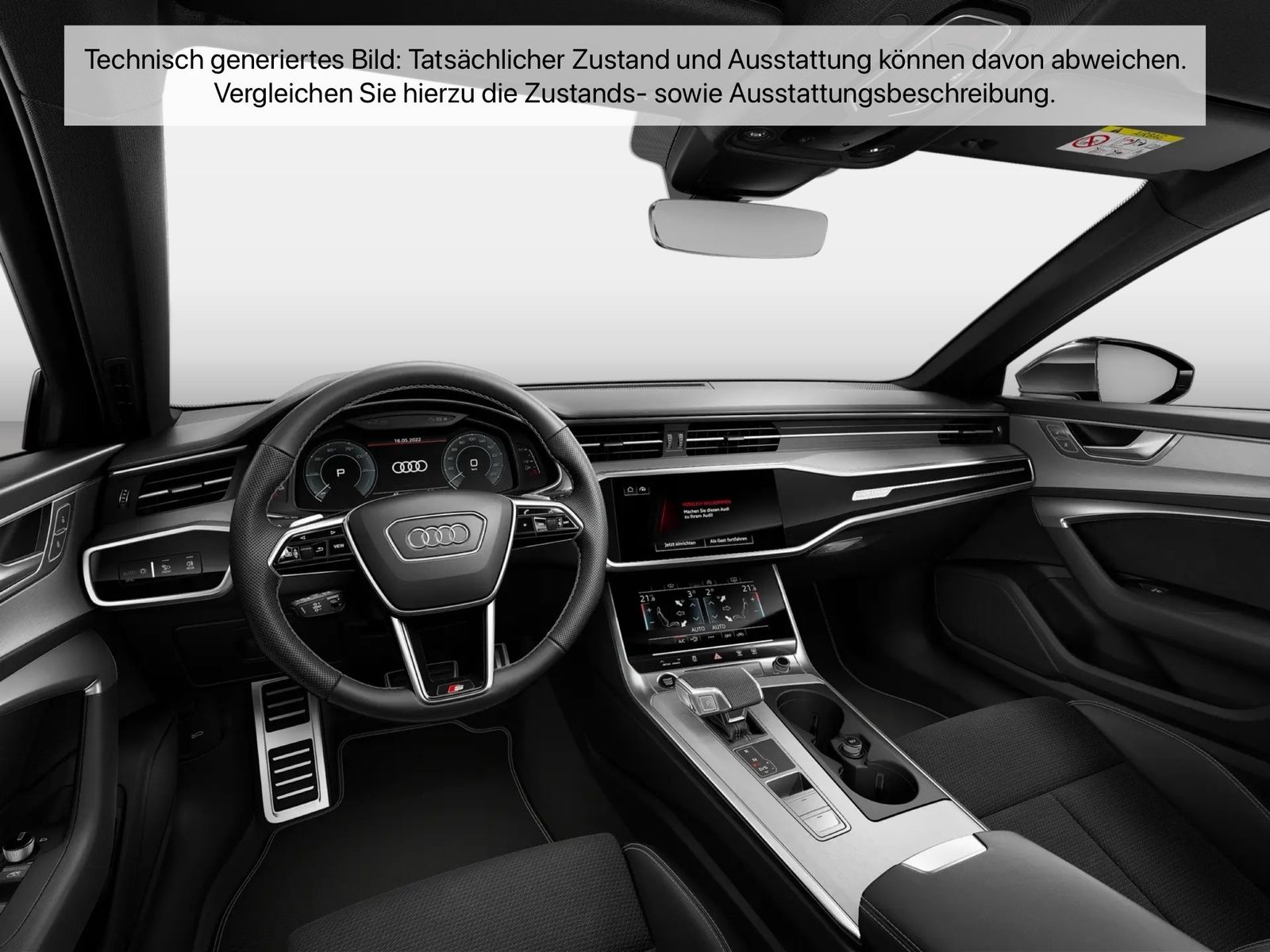 Fahrzeugabbildung Audi A6 Avant 55 TFSIe quattro S-Line Matrix AHK ACC - mit KI generiert/bearbeitet