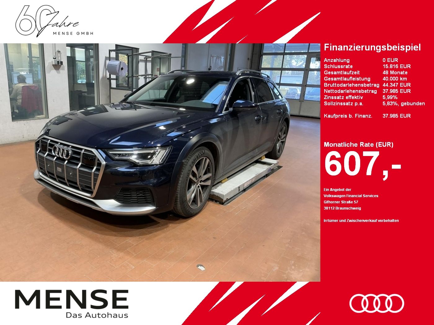 Fahrzeuge PKW autohaus mense Audi A6 allroad 45 TDI quattro S tronic SpurH el.Heck