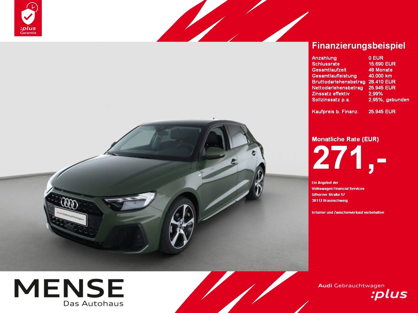 Audi A1 Sportback 25 TFSI S-Line LED|Navi|VirtualCP