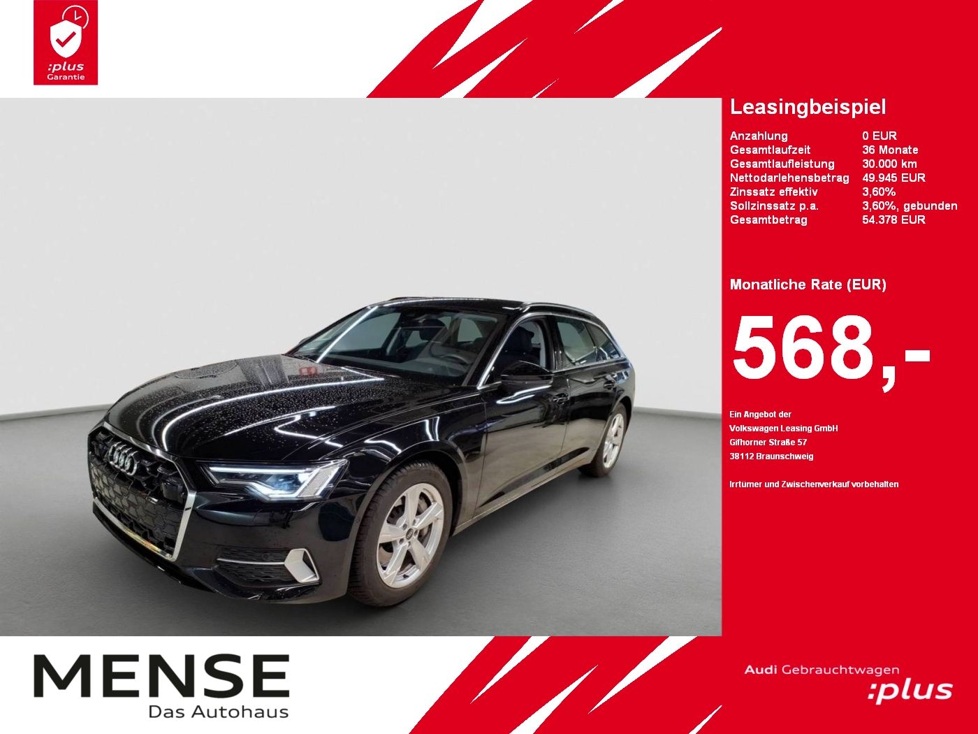 Fahrzeuge PKW autohaus mense Audi A6 Avant Matrix|Standhzg|4xSHZG|ACC|LED|Navi|PDC