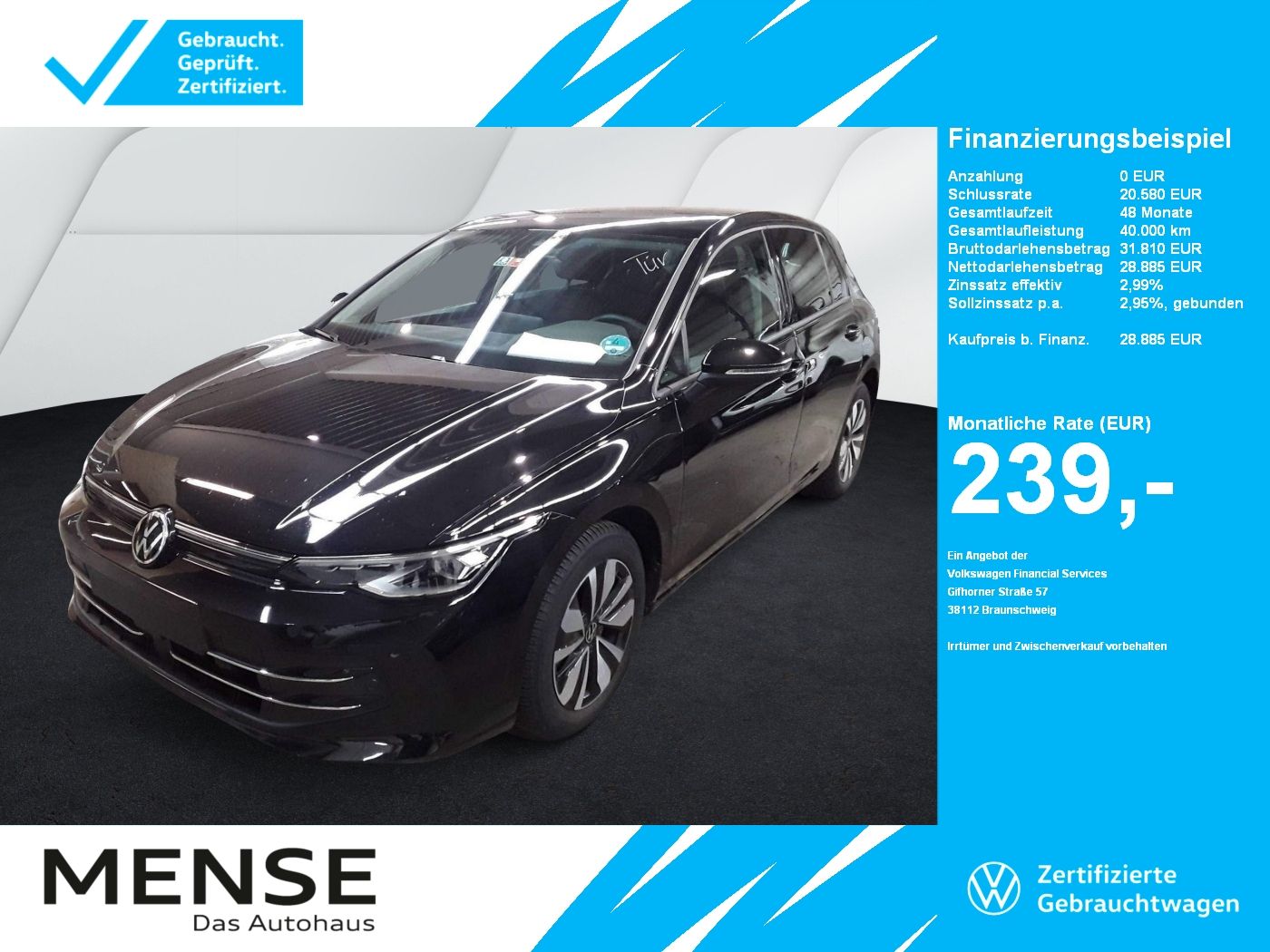 Volkswagen Golf VIII 2.0 TDI DSG Goal CarPlay|AHK|ACC|LED