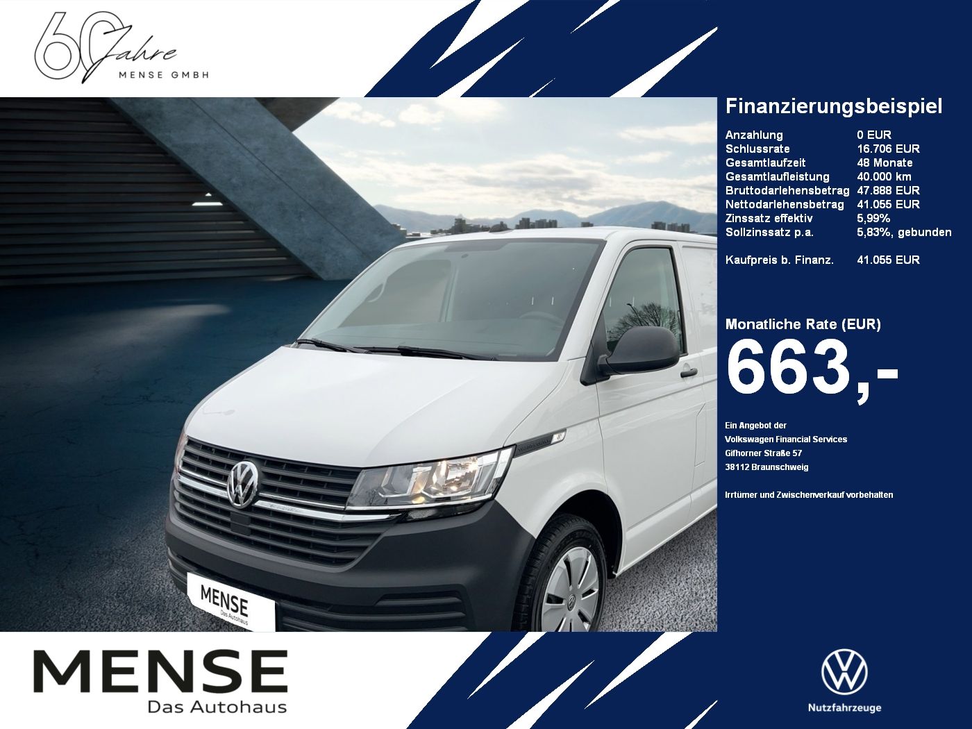 Fahrzeuge Nutzfahrzeuge/Camping autohaus mense Volkswagen T6.1 Transporter 2.0 TDI Kasten FWD CarPlay|AHK