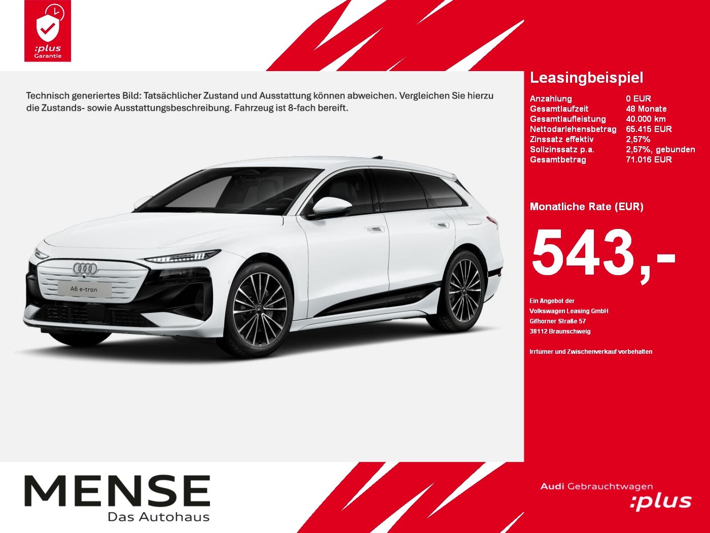 Audi A6 Avant e-tron performance AHK LED