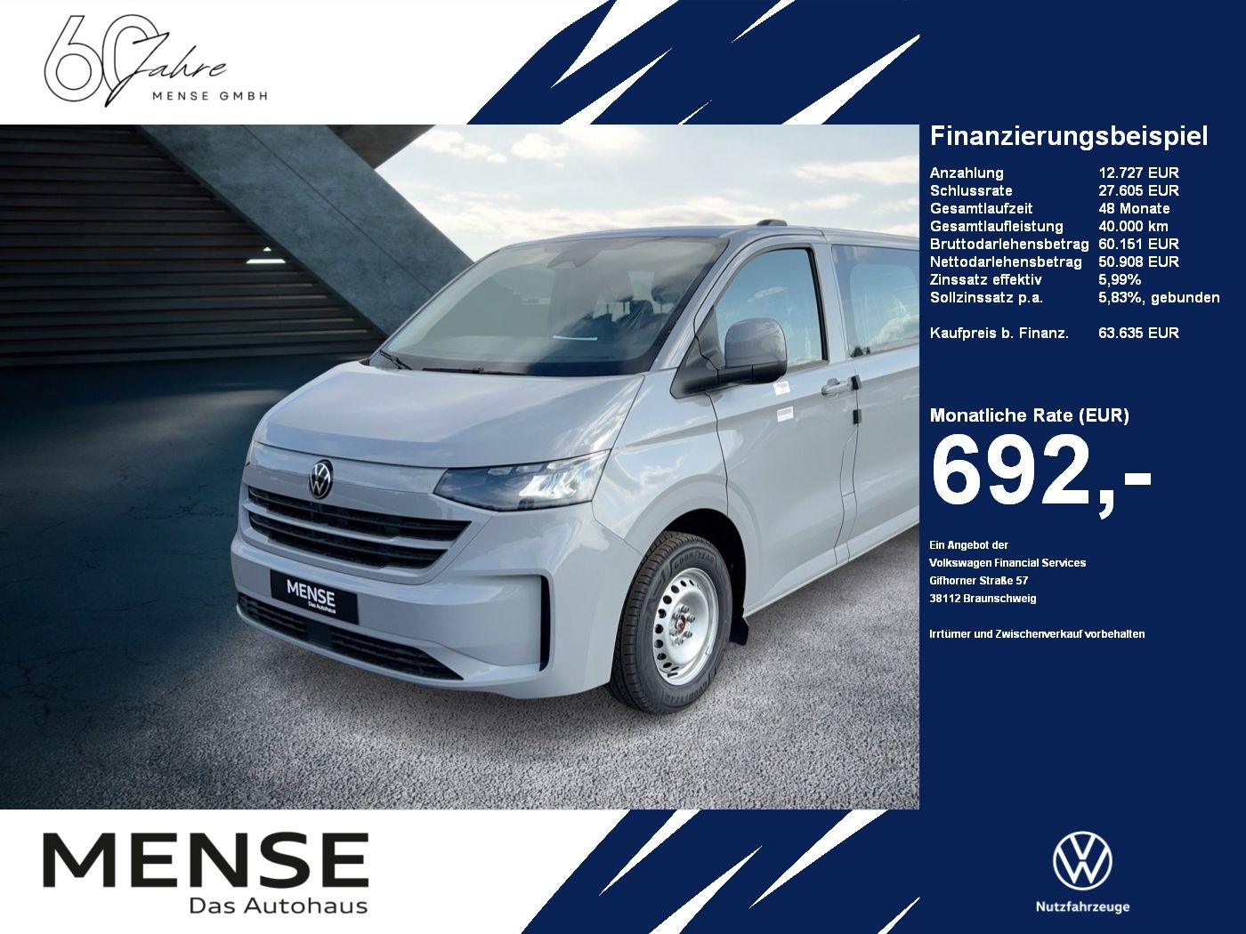 Fahrzeuge Nutzfahrzeuge/Camping autohaus mense Volkswagen Transporter Kasten 2.0 TDI W Plus LR CarPlay|AHK