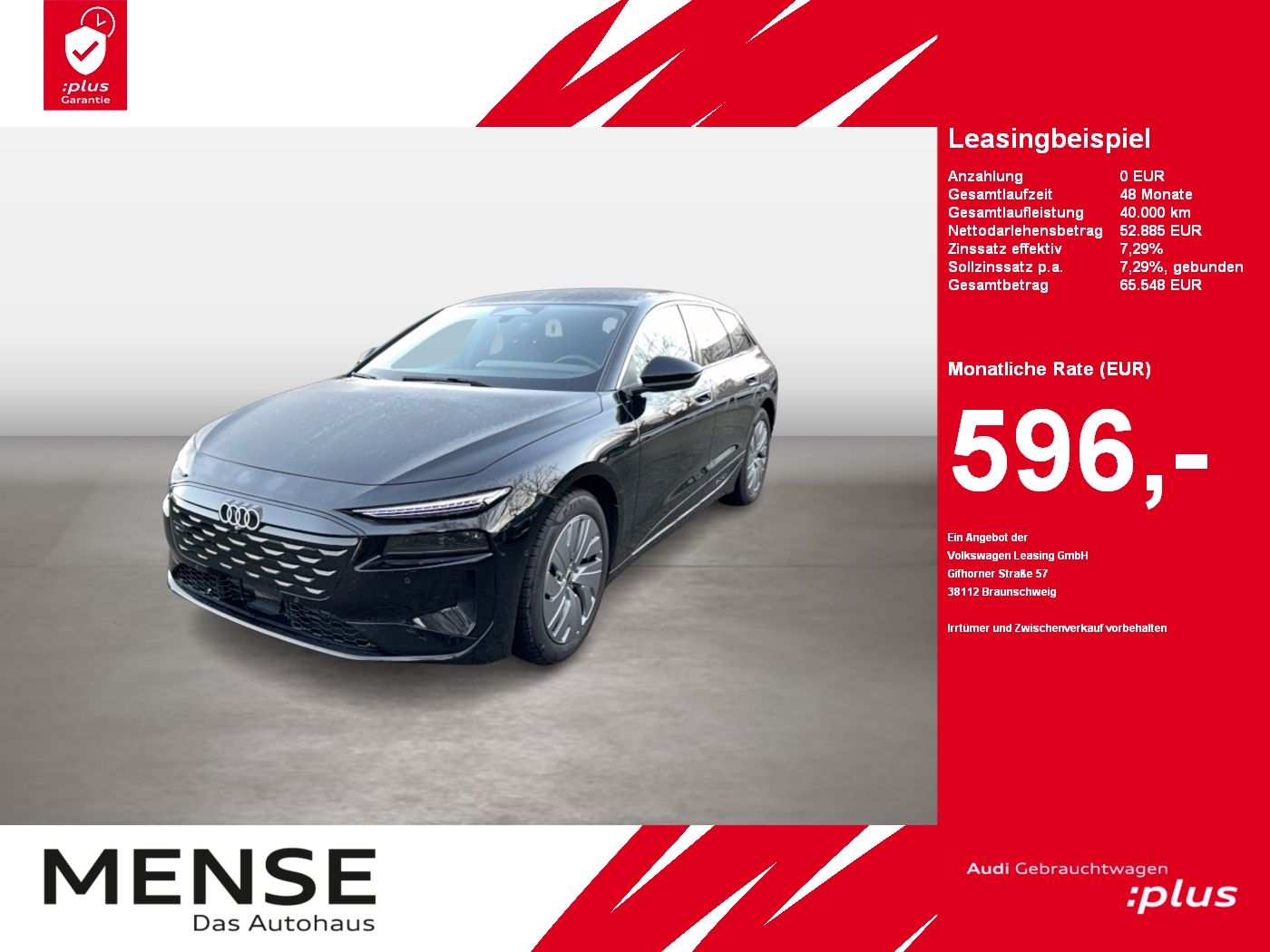 Fahrzeuge PKW autohaus mense Audi A6 Avant e-tron AHK LED ACC