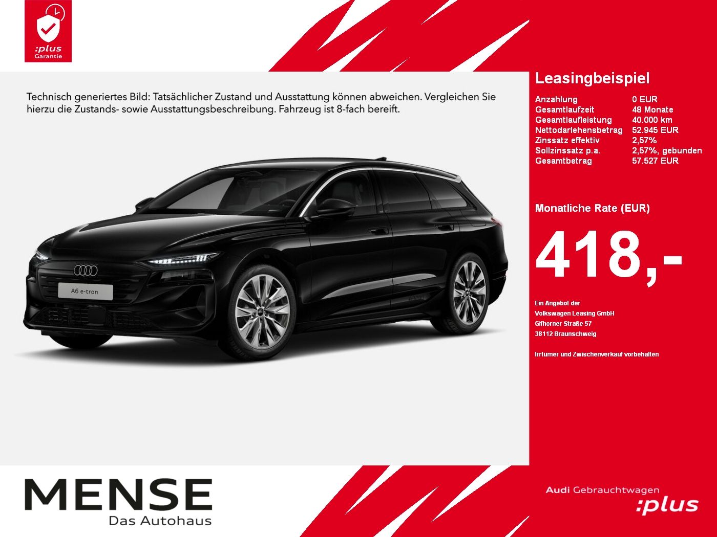 Audi A6 Avant e-tron AHK|Standhzg|ACC|LED|VirtualCP