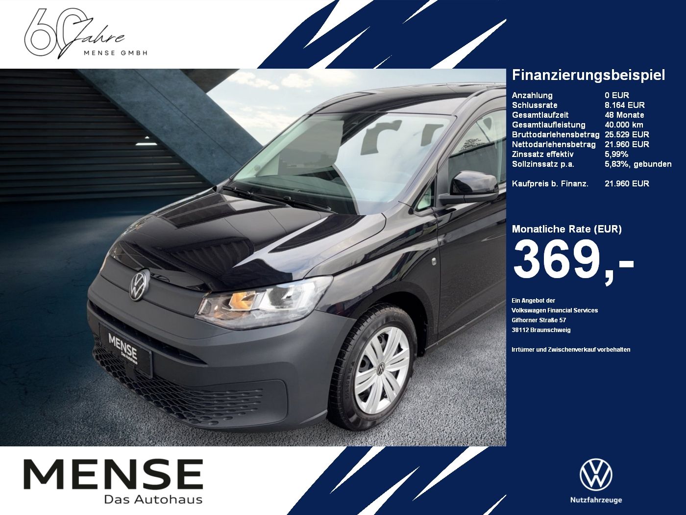 Fahrzeuge Nutzfahrzeuge/Camping autohaus mense Volkswagen Caddy 2.0 TDI CarPlay|AHK|Navi|KlimaA|LaneAss