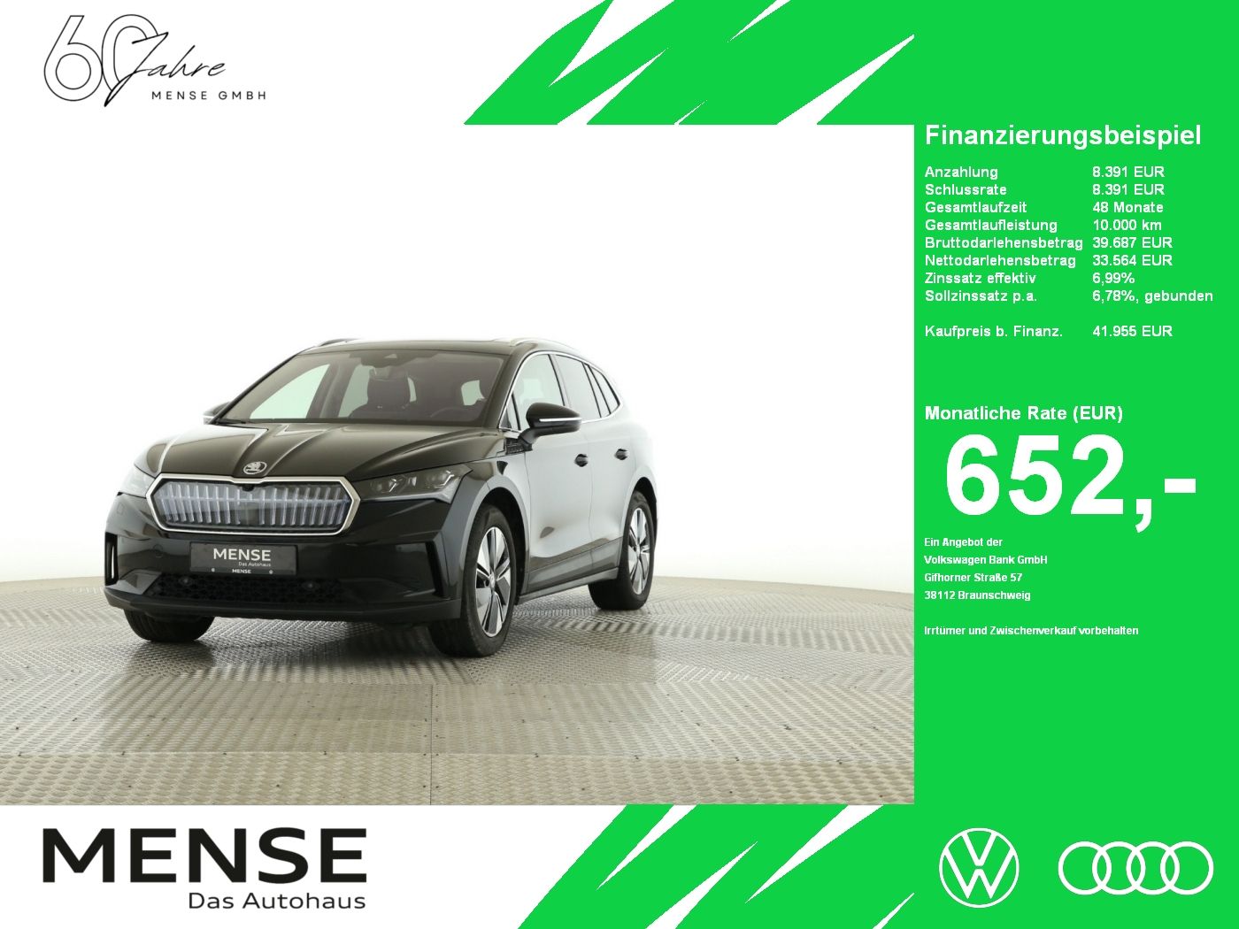 SKODA Enyaq 85 Suite AHK|HUD|Pano|SD|4xSHZG|ACC|MATRIX