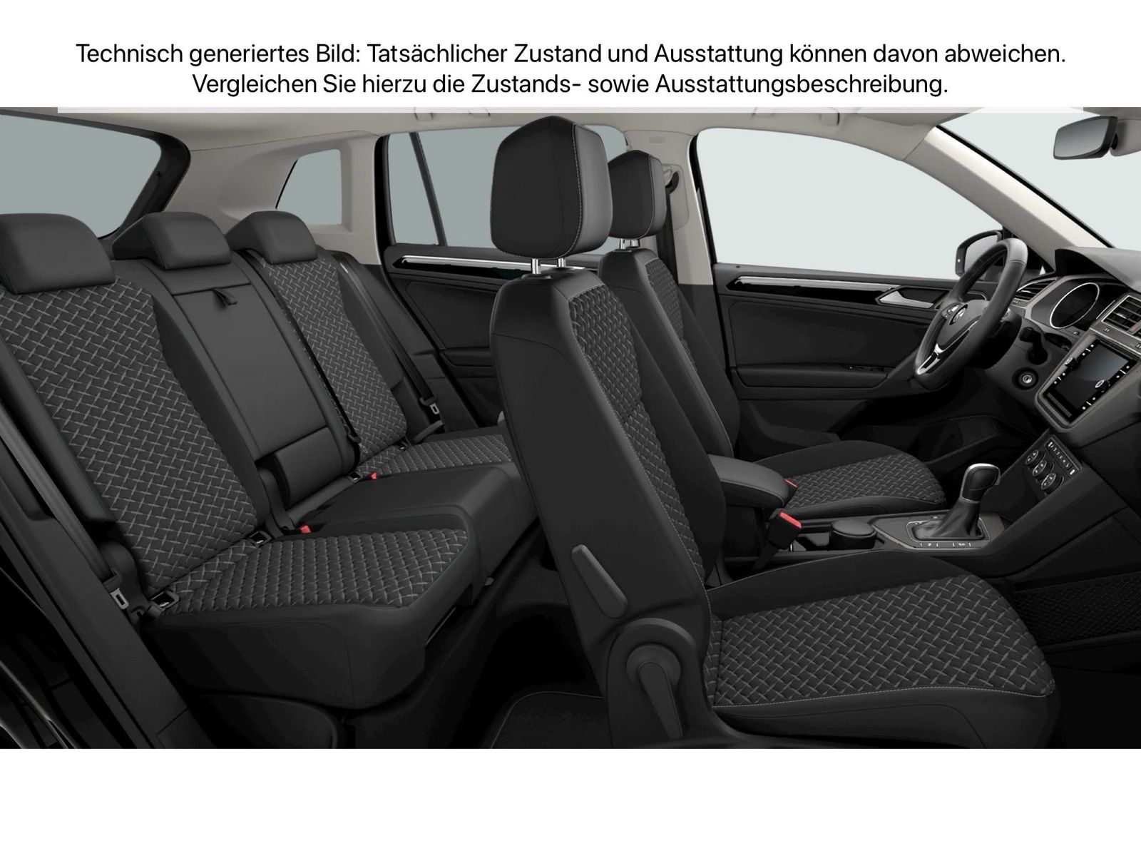 Fahrzeug autohaus mense Fahrzeugabbildung Volkswagen Tiguan 1.5 TSI DSG Join CarPlay AHK ACC Navi PDC - mit KI generiert/bearbeitet