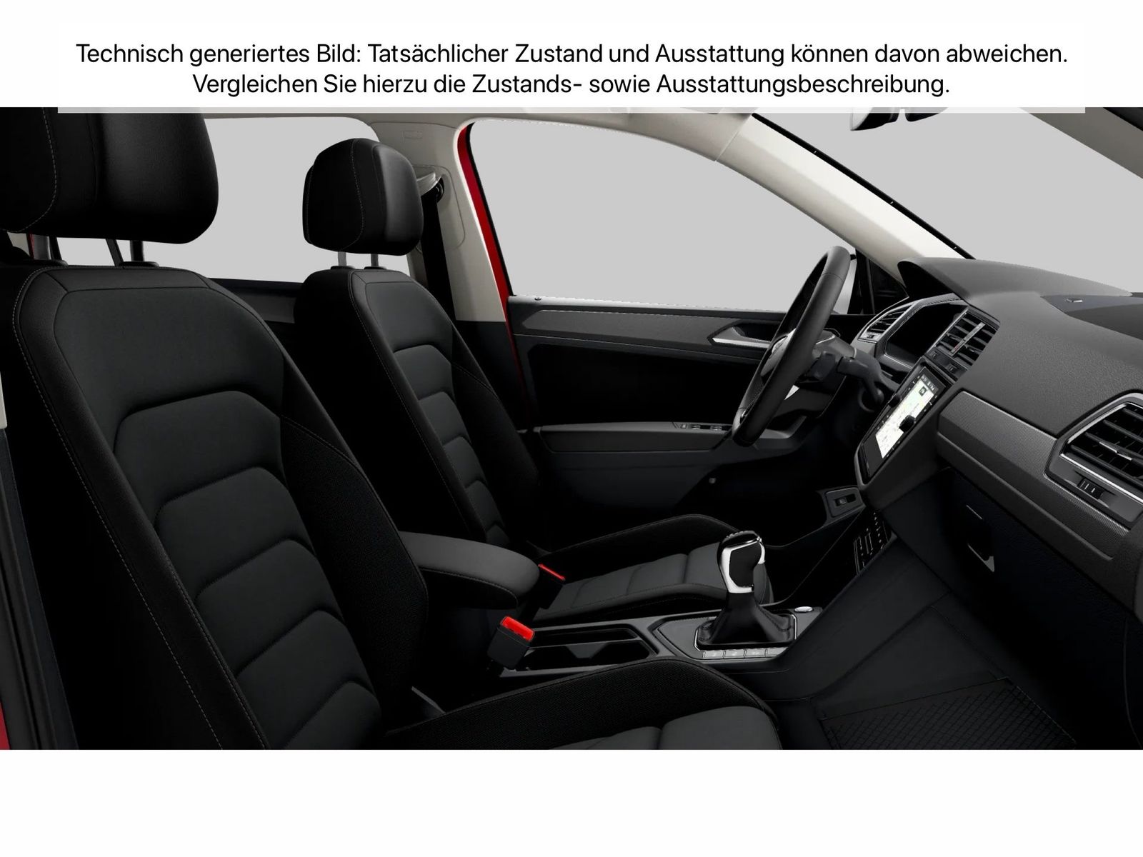 Fahrzeug autohaus mense Fahrzeugabbildung Volkswagen Tiguan Allspace 2.0 TDI DSG Life AHK HUD ACC - mit KI generiert/bearbeitet