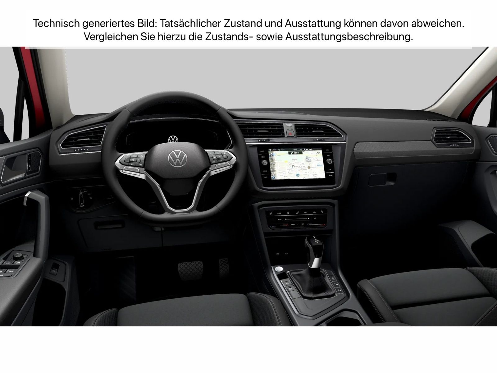 Fahrzeug autohaus mense Fahrzeugabbildung Volkswagen Tiguan Allspace 2.0 TDI DSG Life AHK HUD ACC - mit KI generiert/bearbeitet