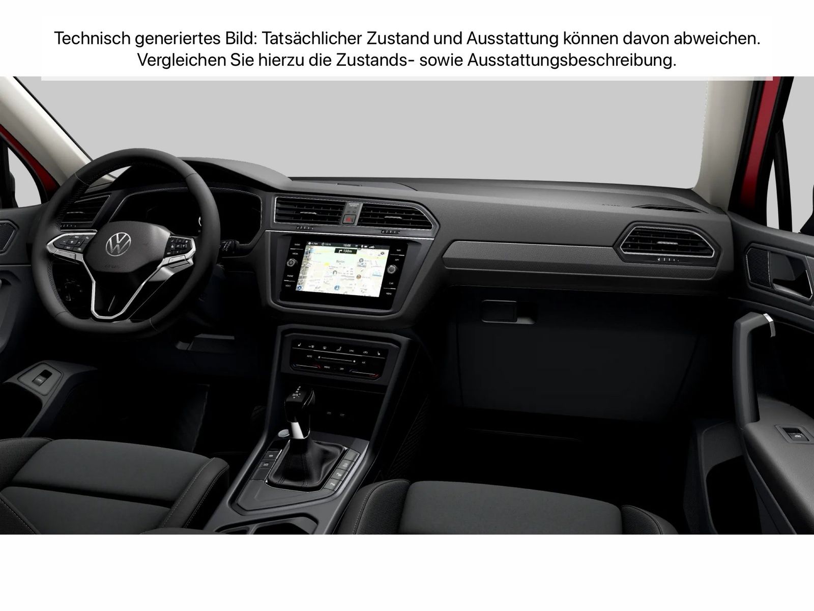Fahrzeug autohaus mense Fahrzeugabbildung Volkswagen Tiguan Allspace 2.0 TDI DSG Life AHK HUD ACC - mit KI generiert/bearbeitet