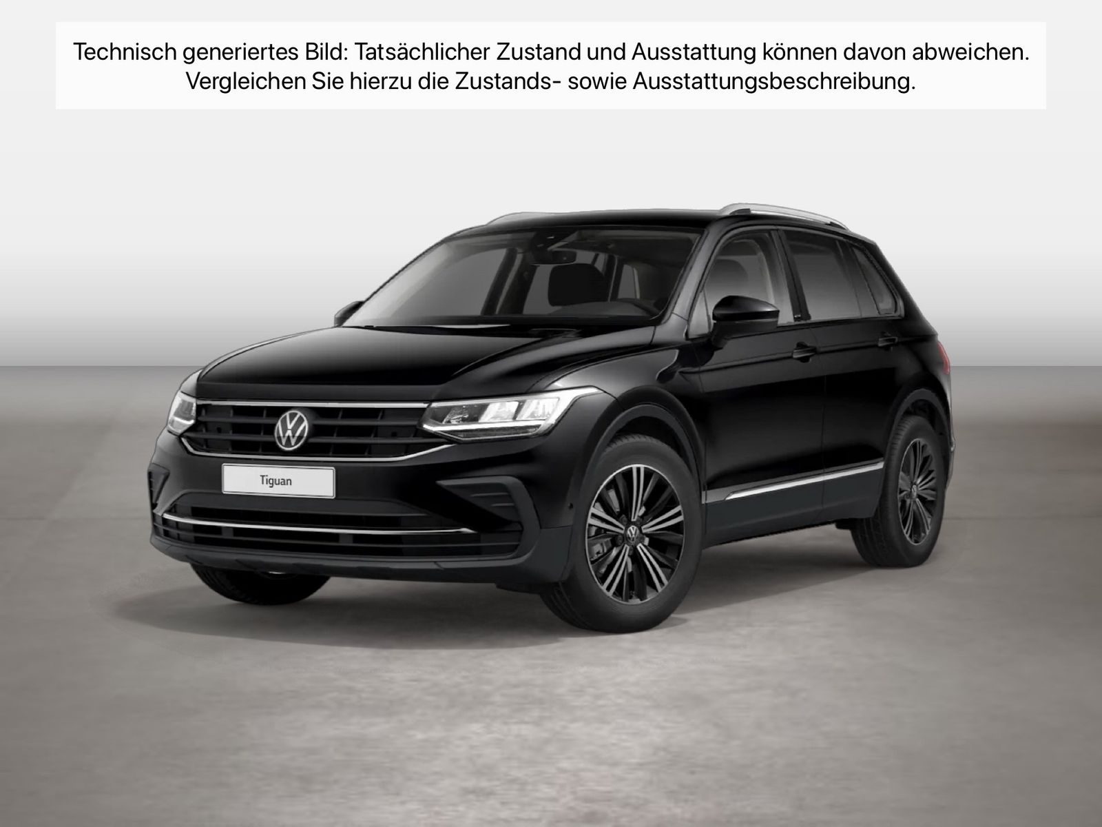 Fahrzeugabbildung Volkswagen Tiguan 2.0 TDI DSG Life Active Navi AHK RearView - mit KI generiert/bearbeitet