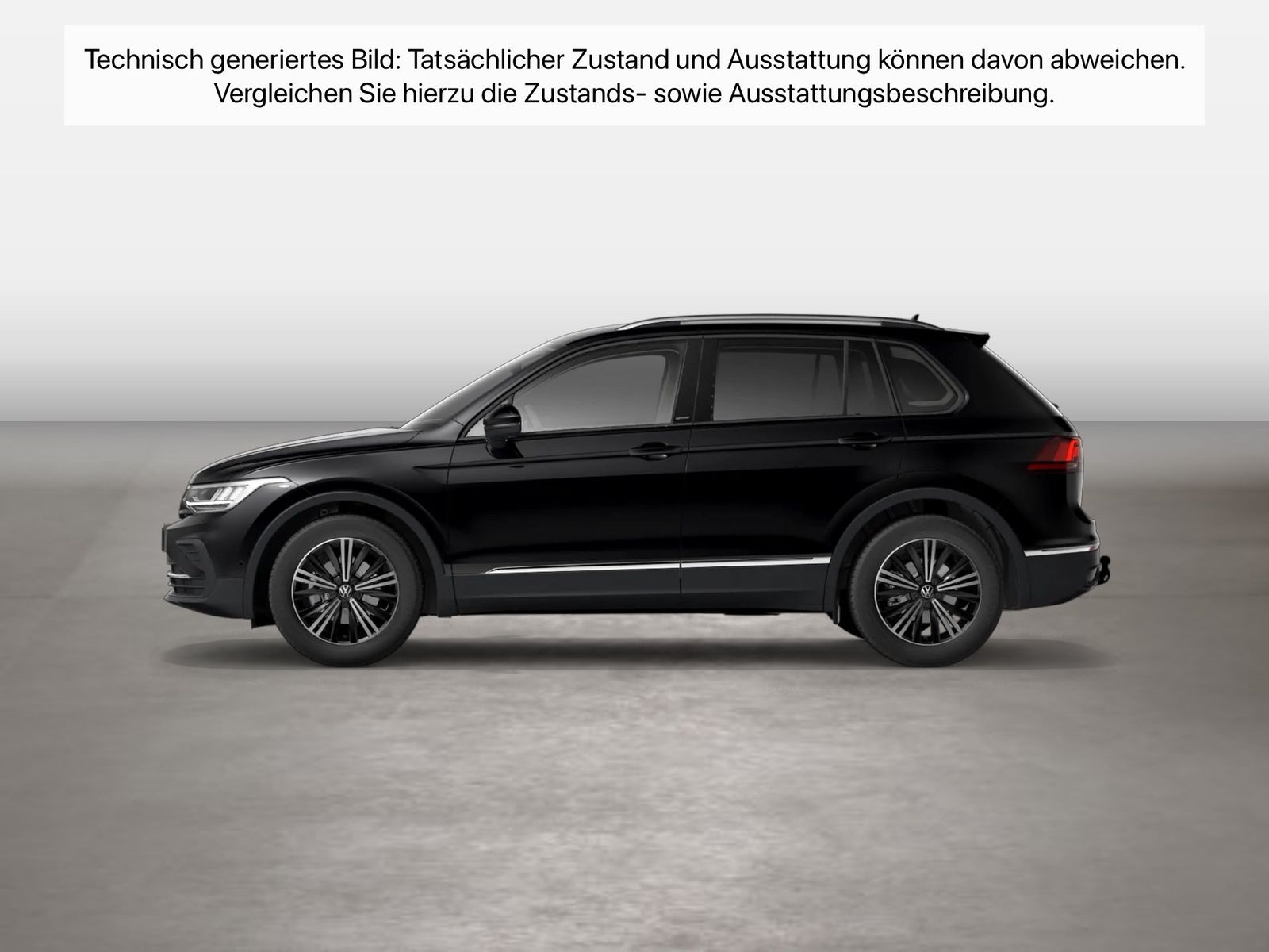Fahrzeugabbildung Volkswagen Tiguan 2.0 TDI DSG Life Active Navi AHK RearView - mit KI generiert/bearbeitet