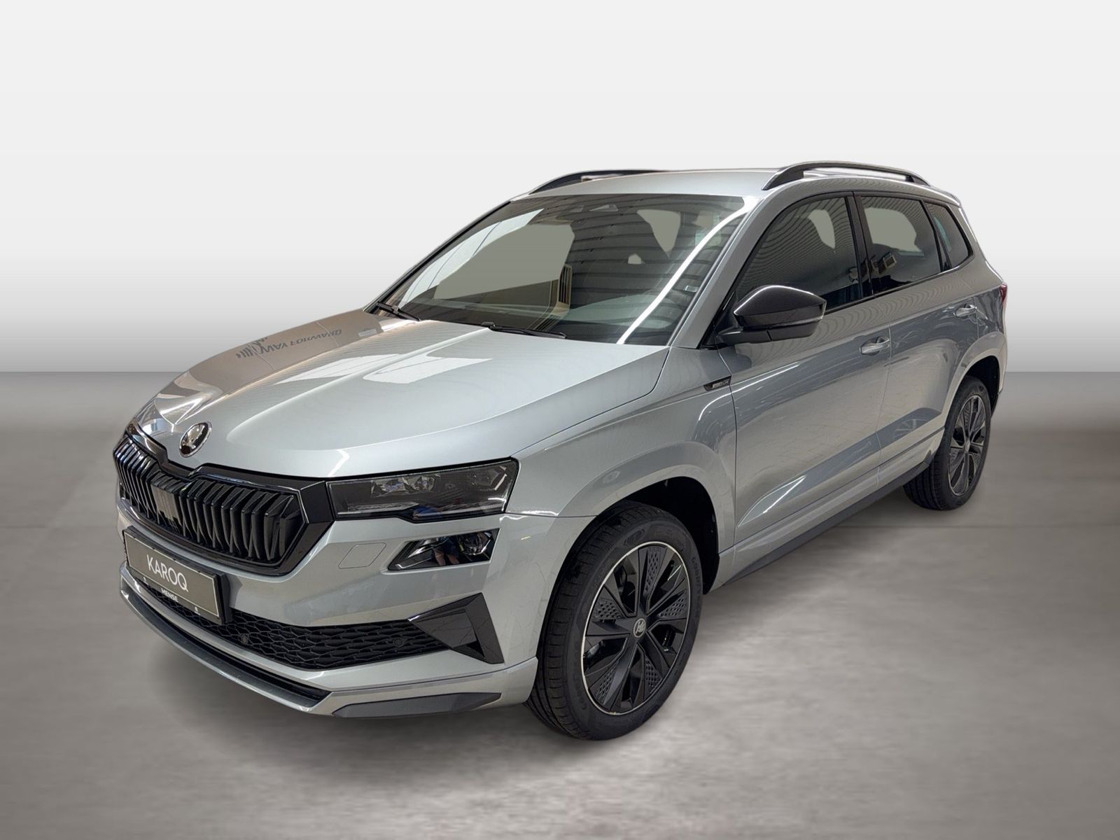 Fahrzeug autohaus mense Fahrzeugabbildung SKODA Karoq 1.5 TSI ACT Sportline Matrix AHK ACC LED - mit KI generiert/bearbeitet