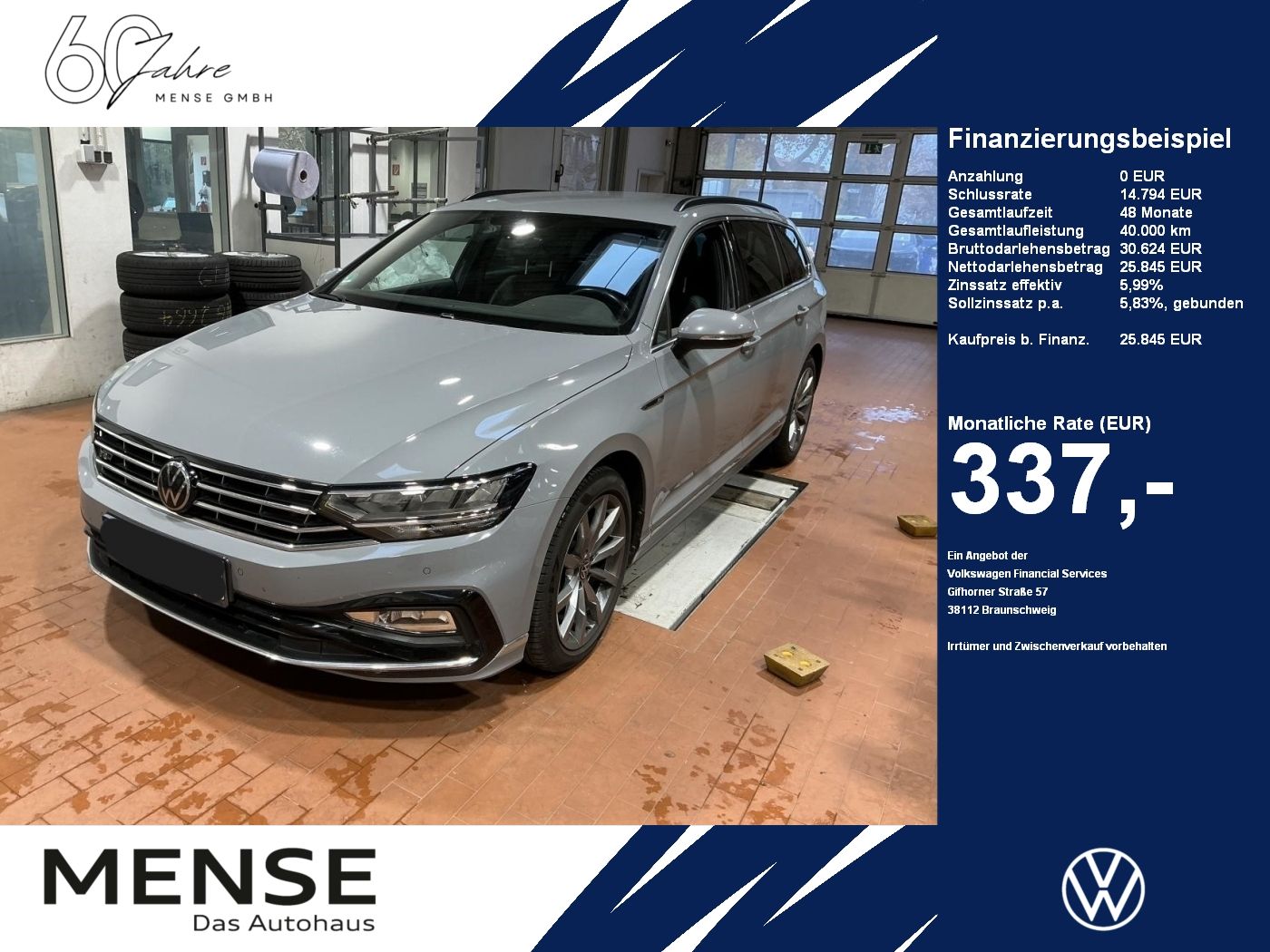 Fahrzeuge PKW autohaus mense Volkswagen Passat Variant 2.0 TDI DSG Business CarPlay|AHK